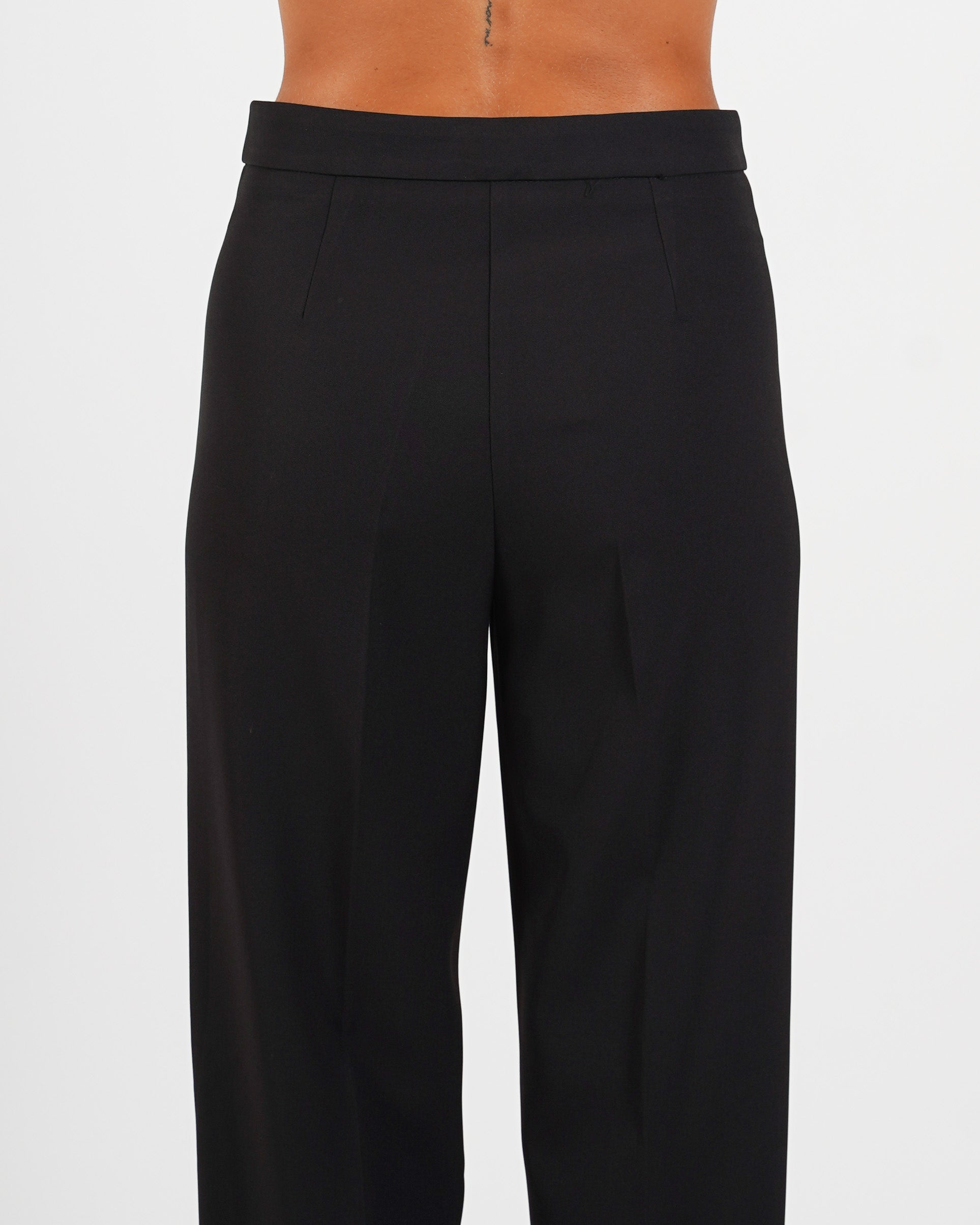 Pantaloni regular fit in tessuto crepe - Giovanna