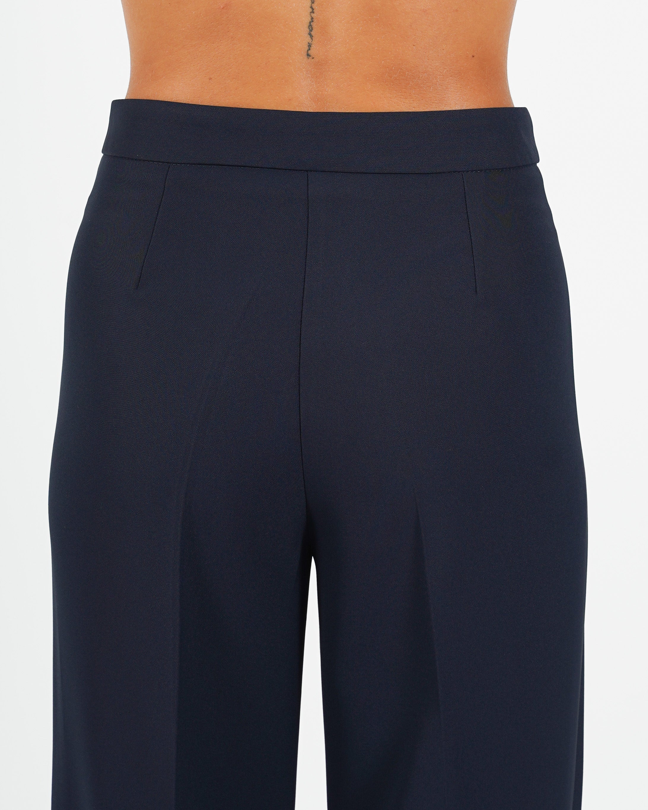 Pantaloni regular fit in tessuto crepe - Giovanna