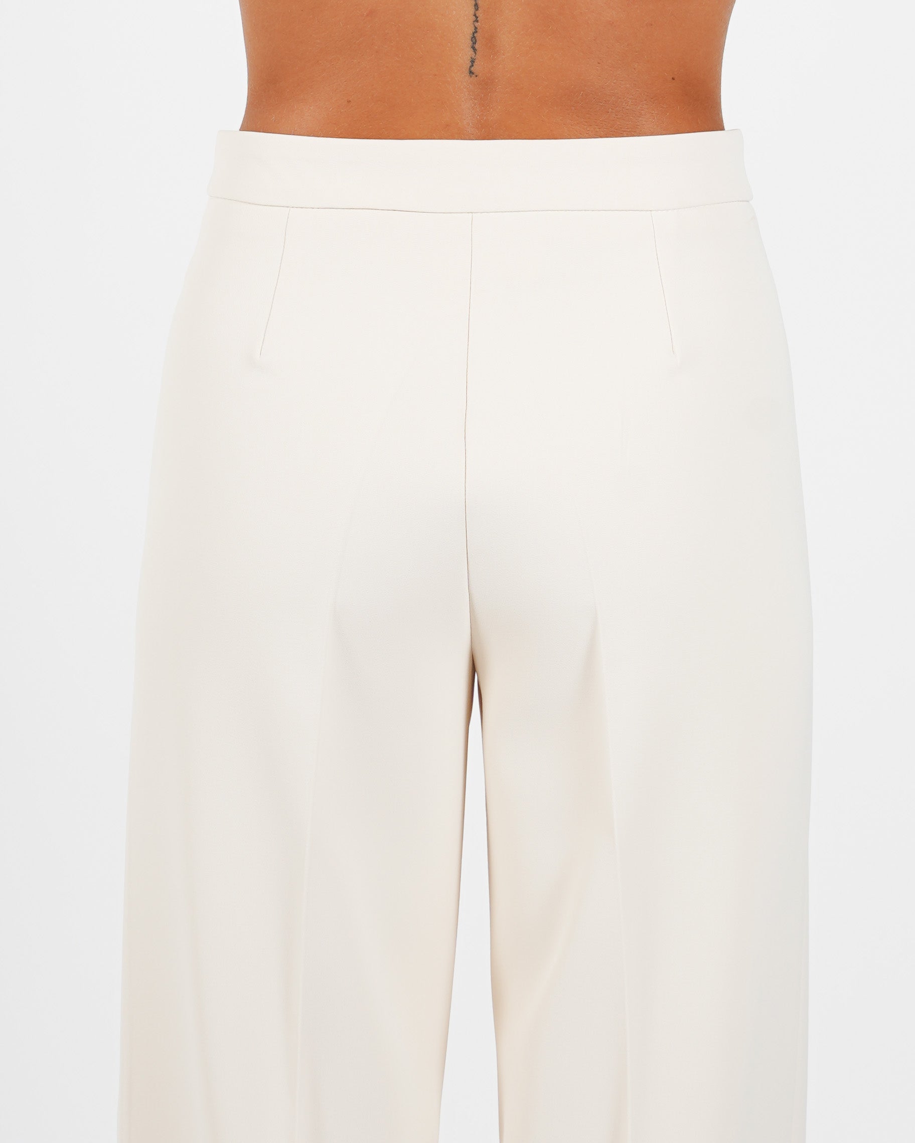 Pantaloni regular fit in tessuto crepe - Giovanna