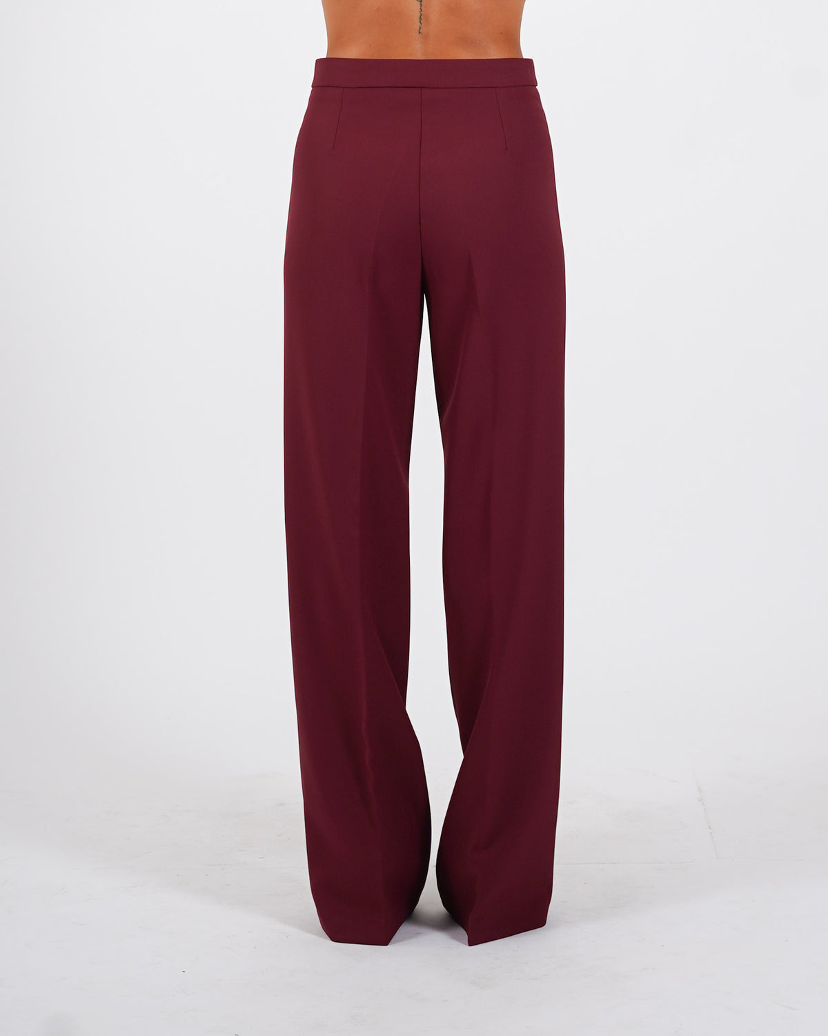 Pantaloni regular fit in tessuto crepe - Giovanna