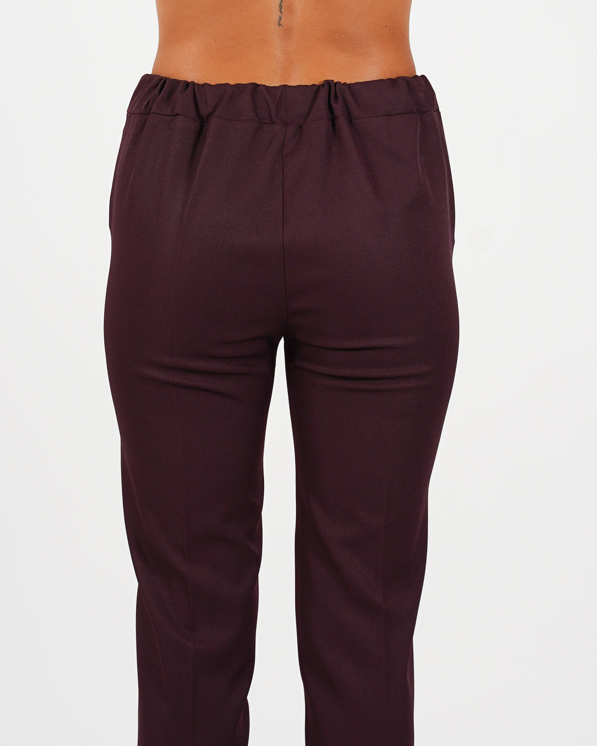 Pantaloni slim fit con elastico in fresco lana - Judas