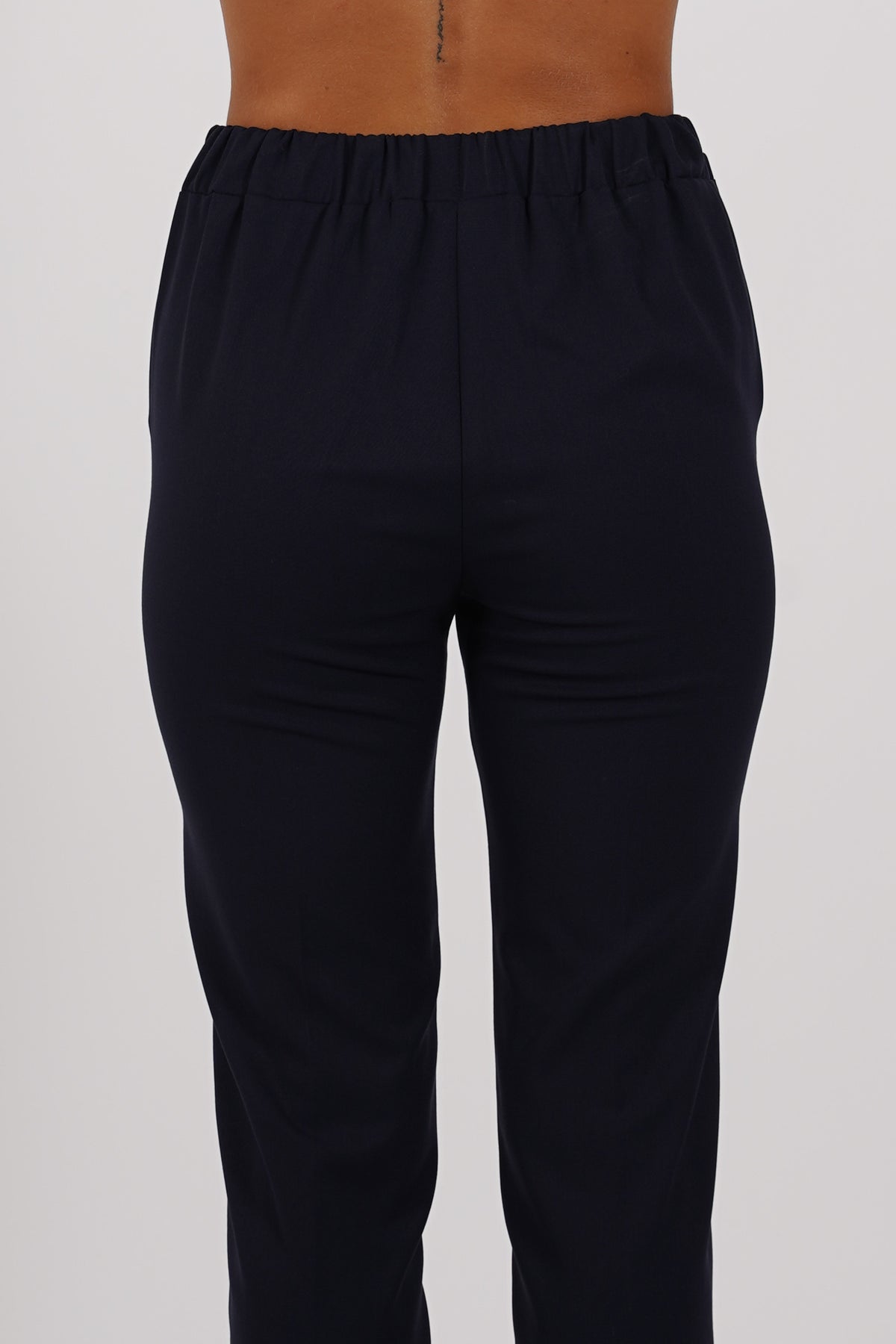 Pantaloni slim fit con elastico in fresco lana - Judas
