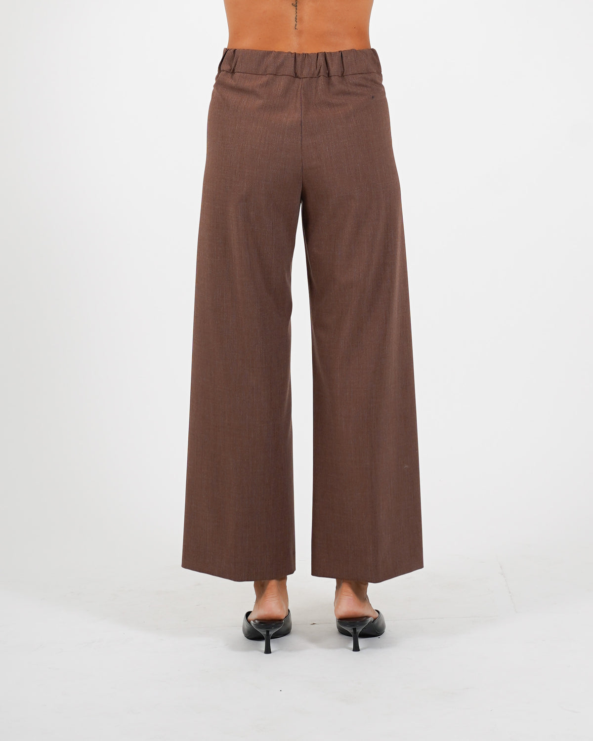 Pantaloni cropped in eco fibra - Manzano