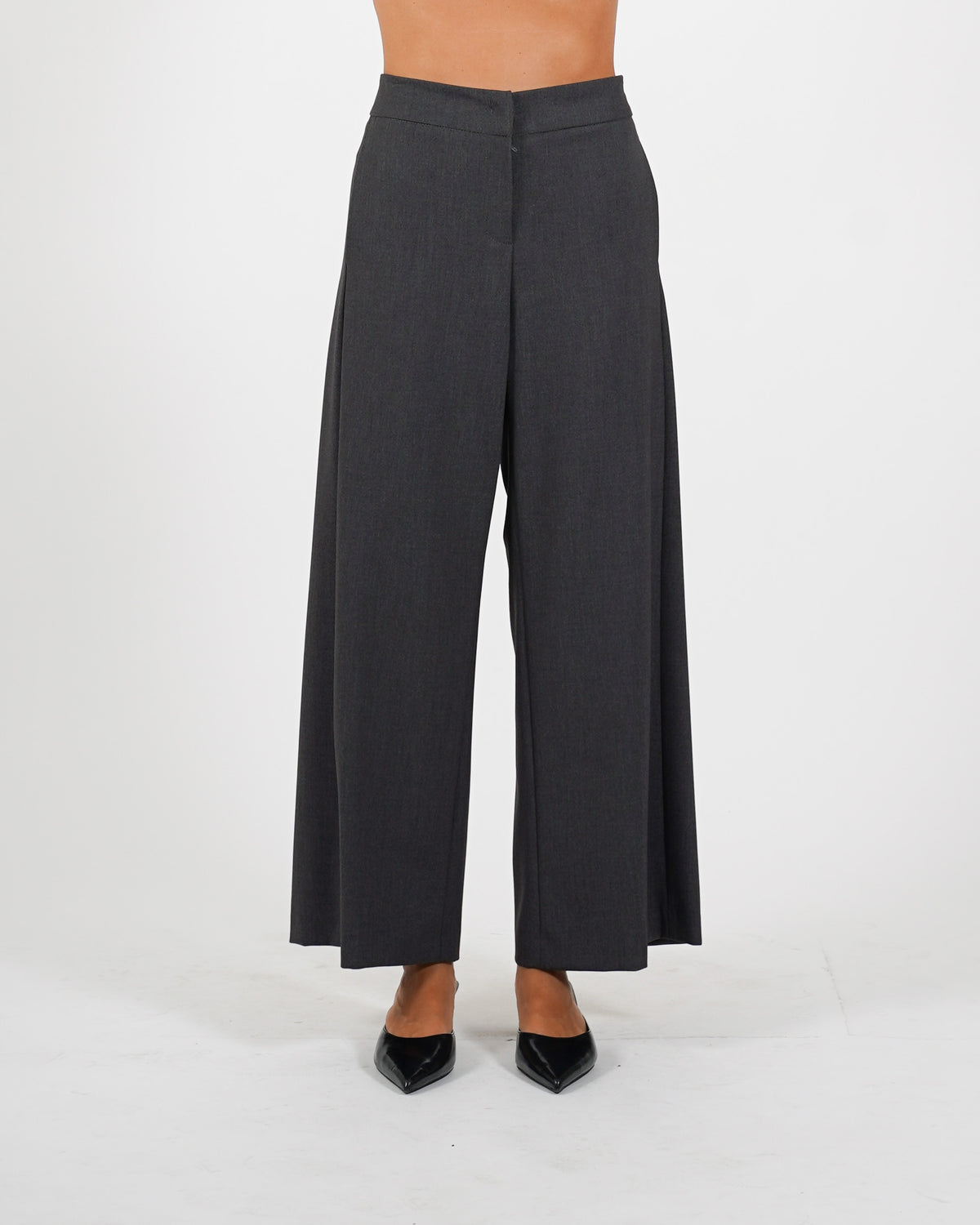 Pantaloni cropped in eco fibra - Manzano
