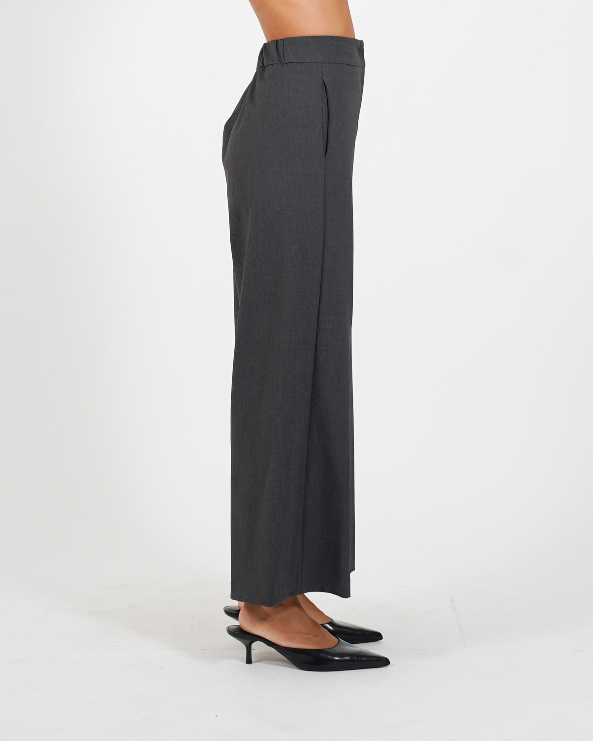 Pantaloni cropped in eco fibra - Manzano