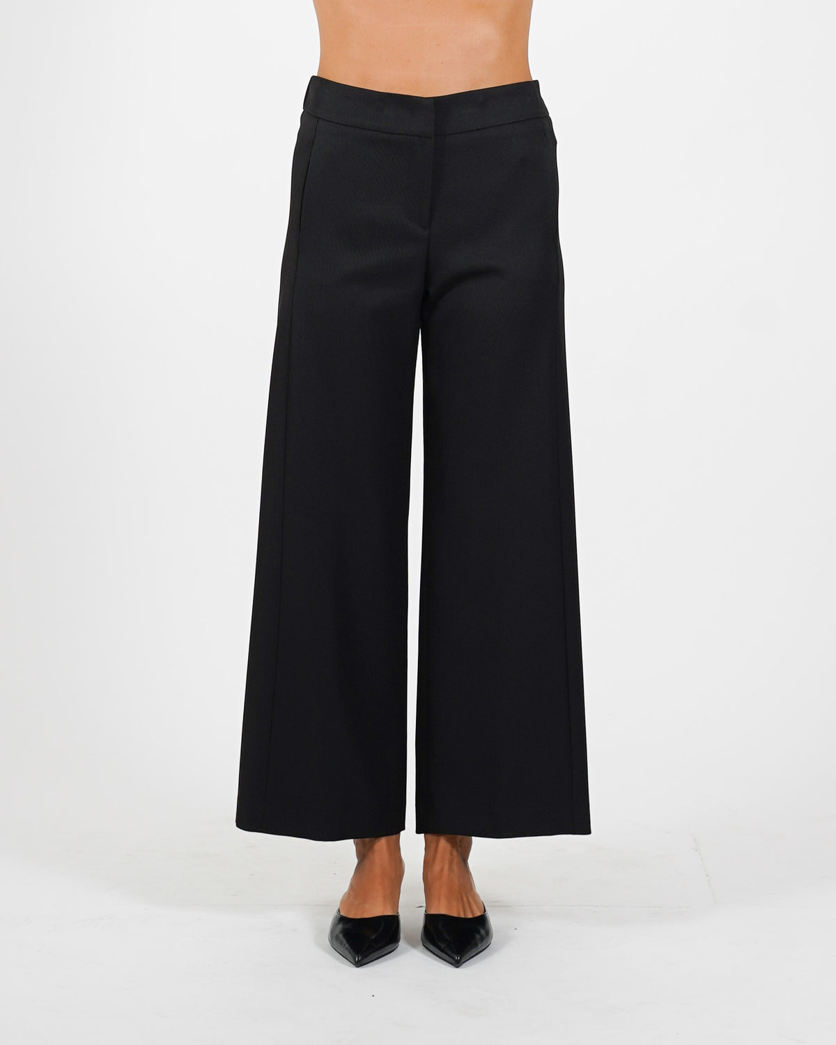 Pantaloni cropped in eco fibra - Manzano