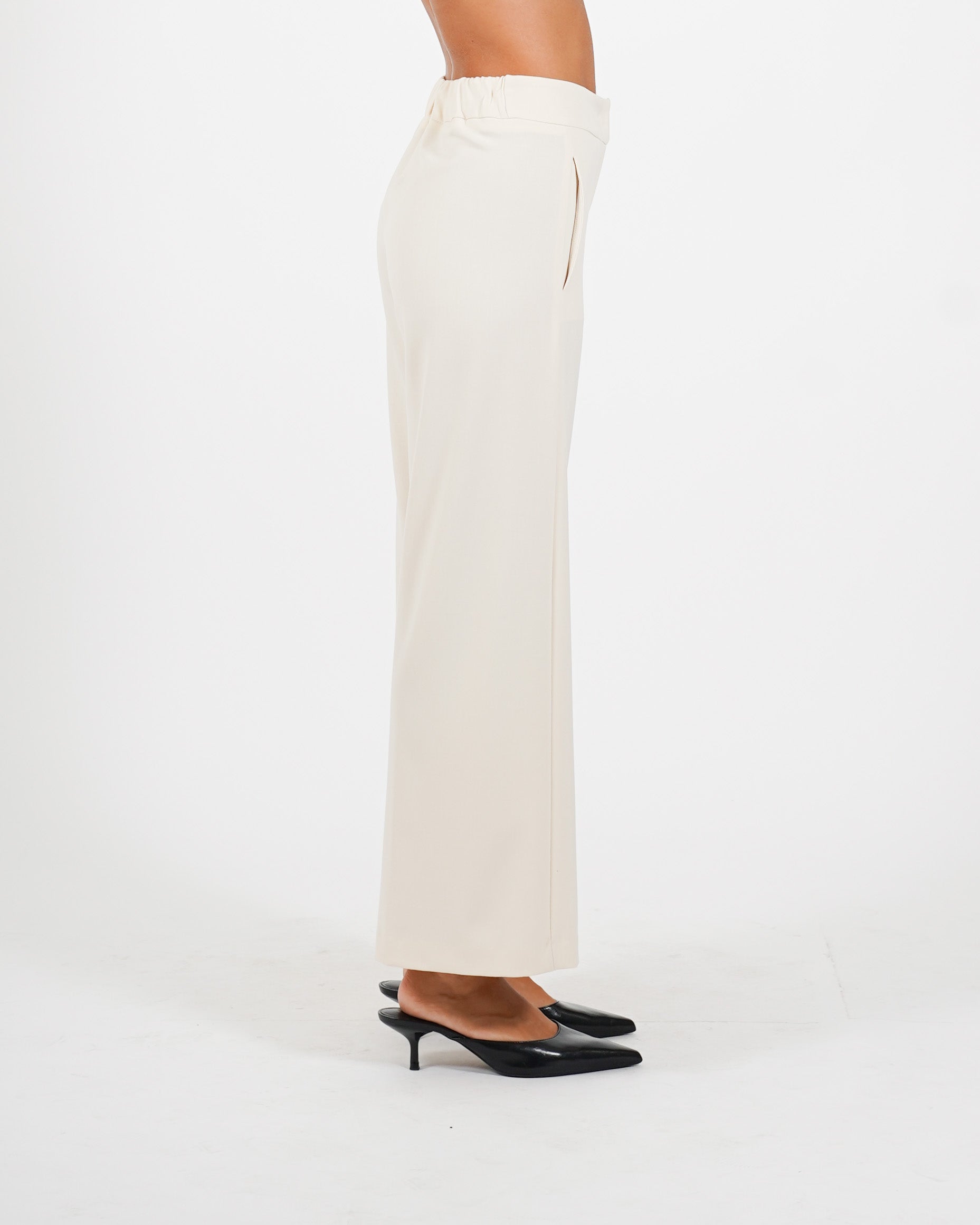 Pantaloni cropped in eco fibra - Manzano
