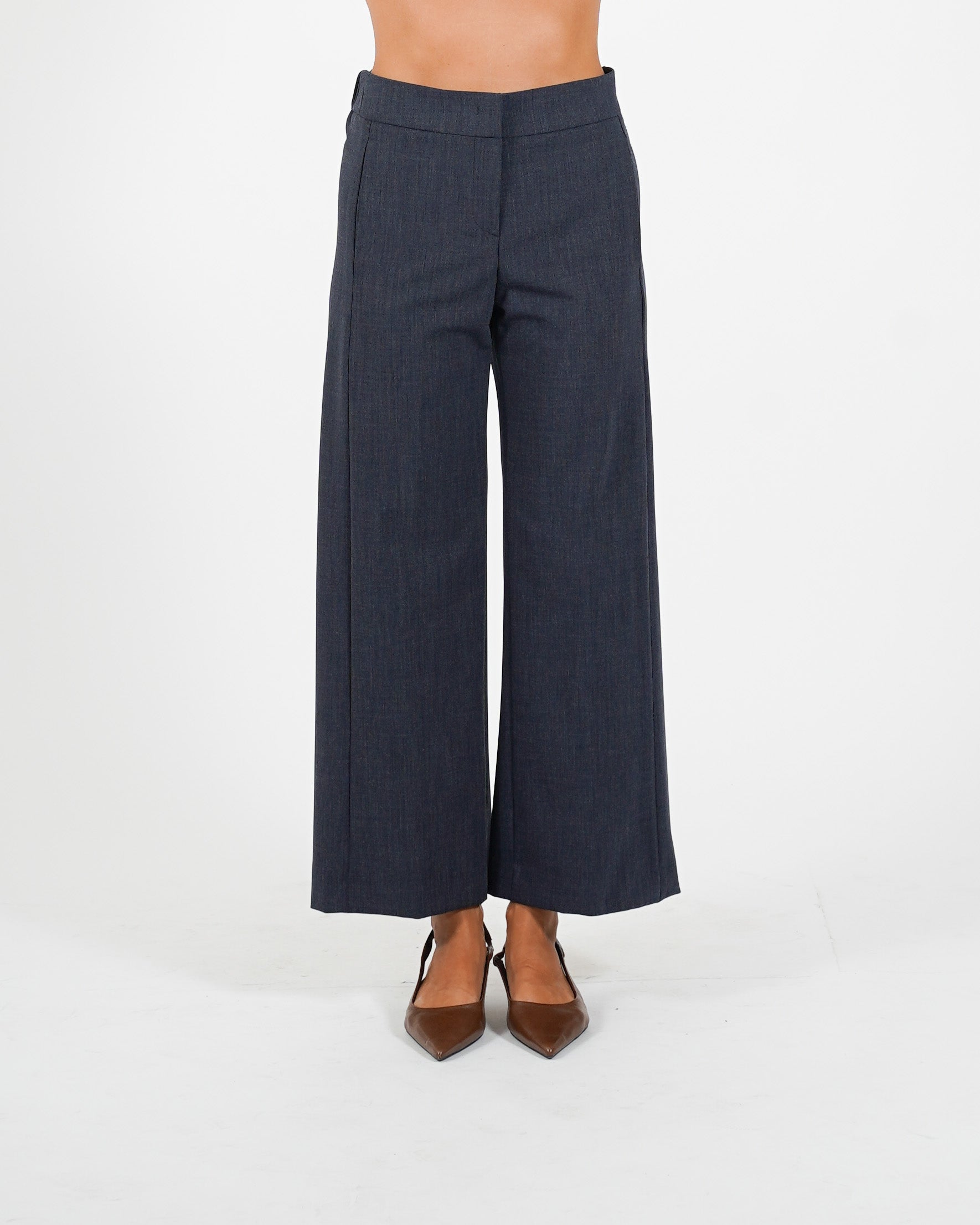 Pantaloni cropped in eco fibra - Manzano