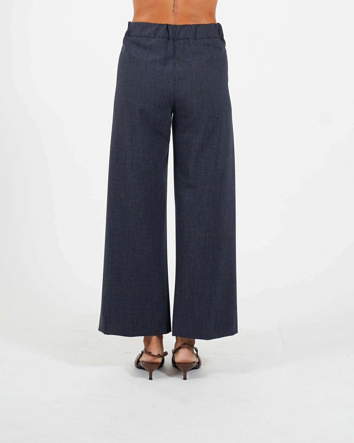 Pantaloni cropped in eco fibra - Manzano