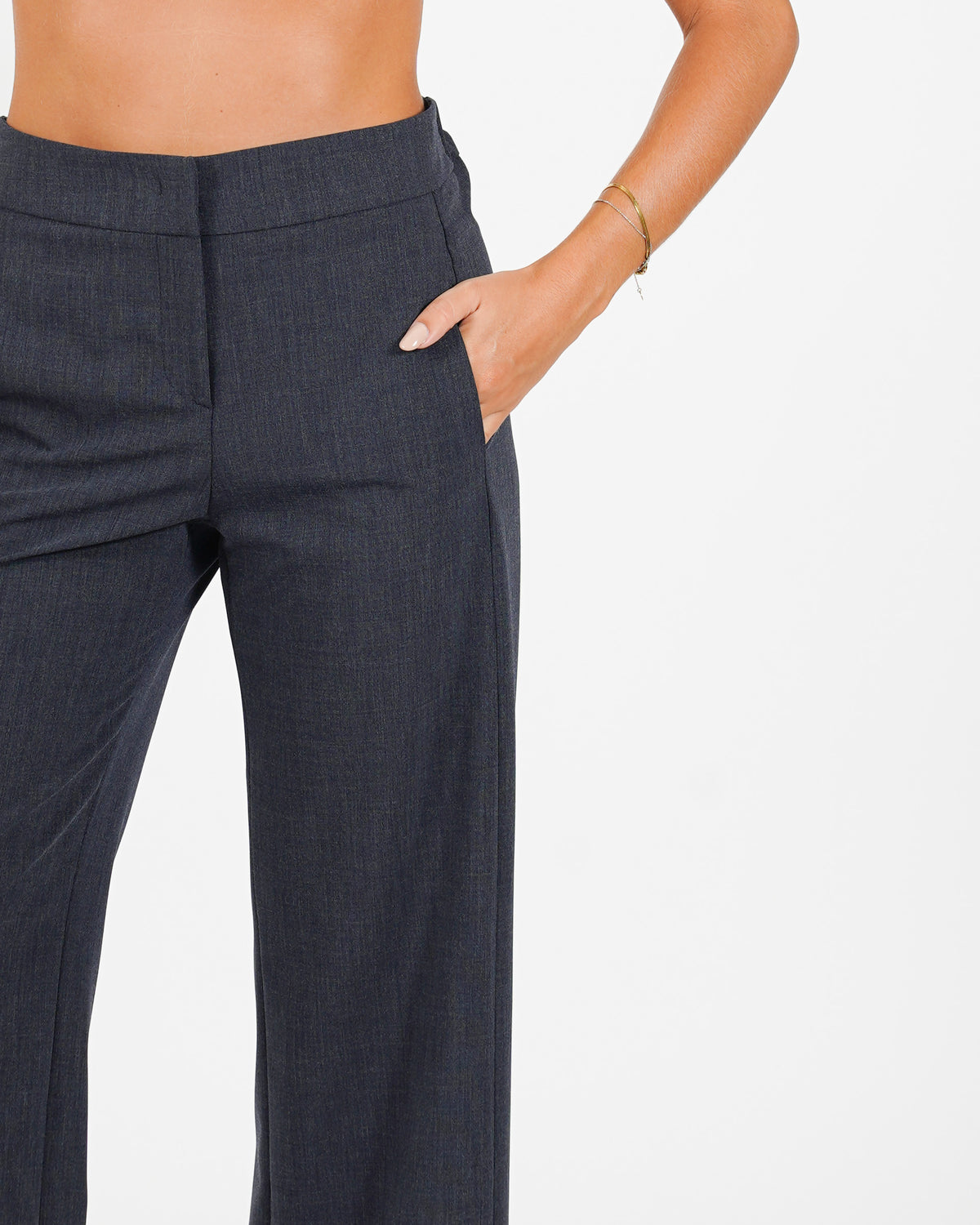 Pantaloni cropped in eco fibra - Manzano
