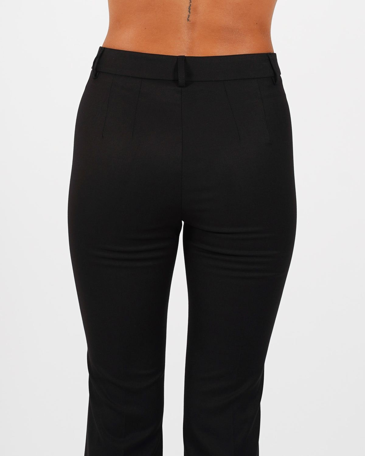 Pantaloni slim fit con bustino in fresco lana - Varsha