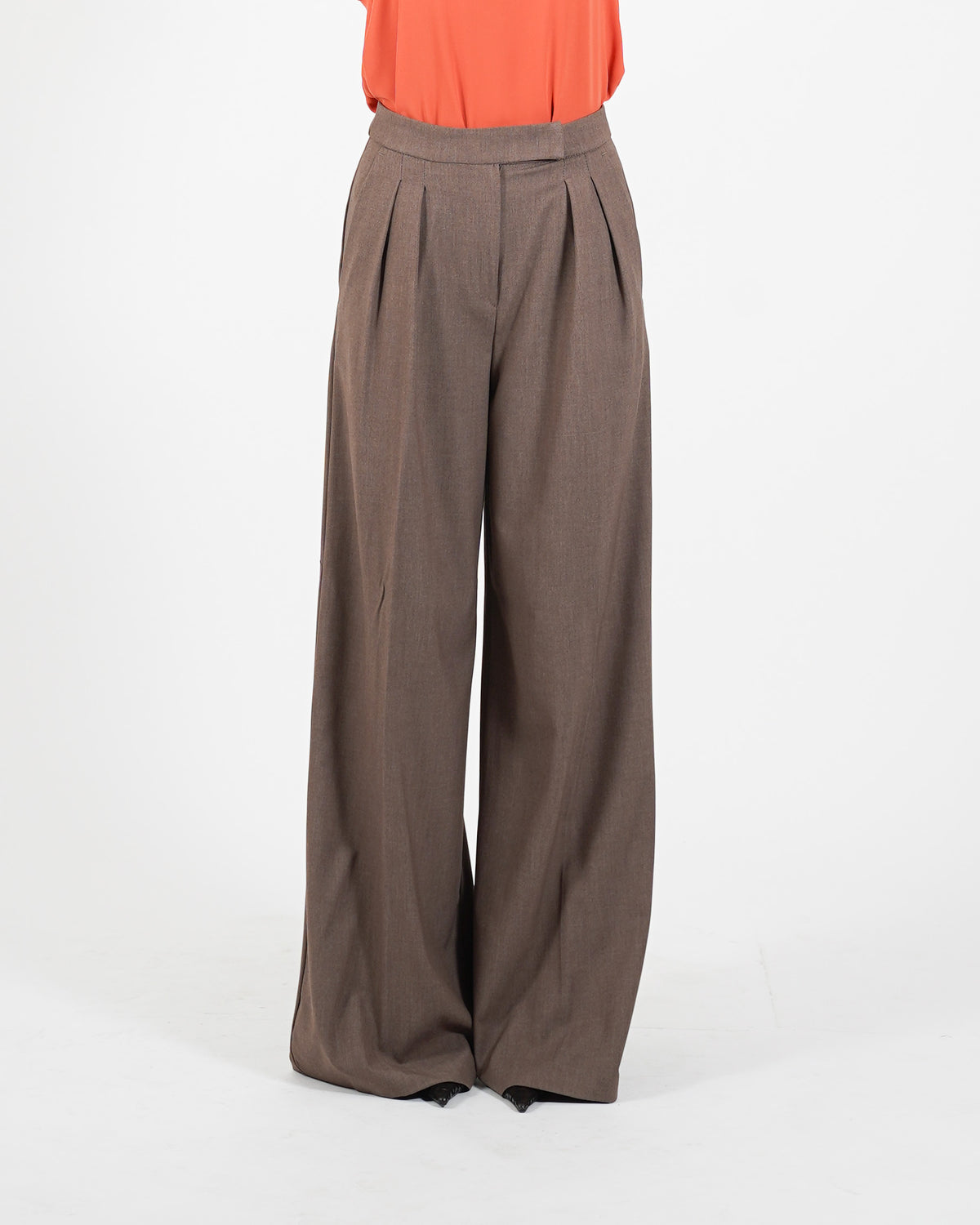 Pantaloni con baschina e gamba larga - Smirne
