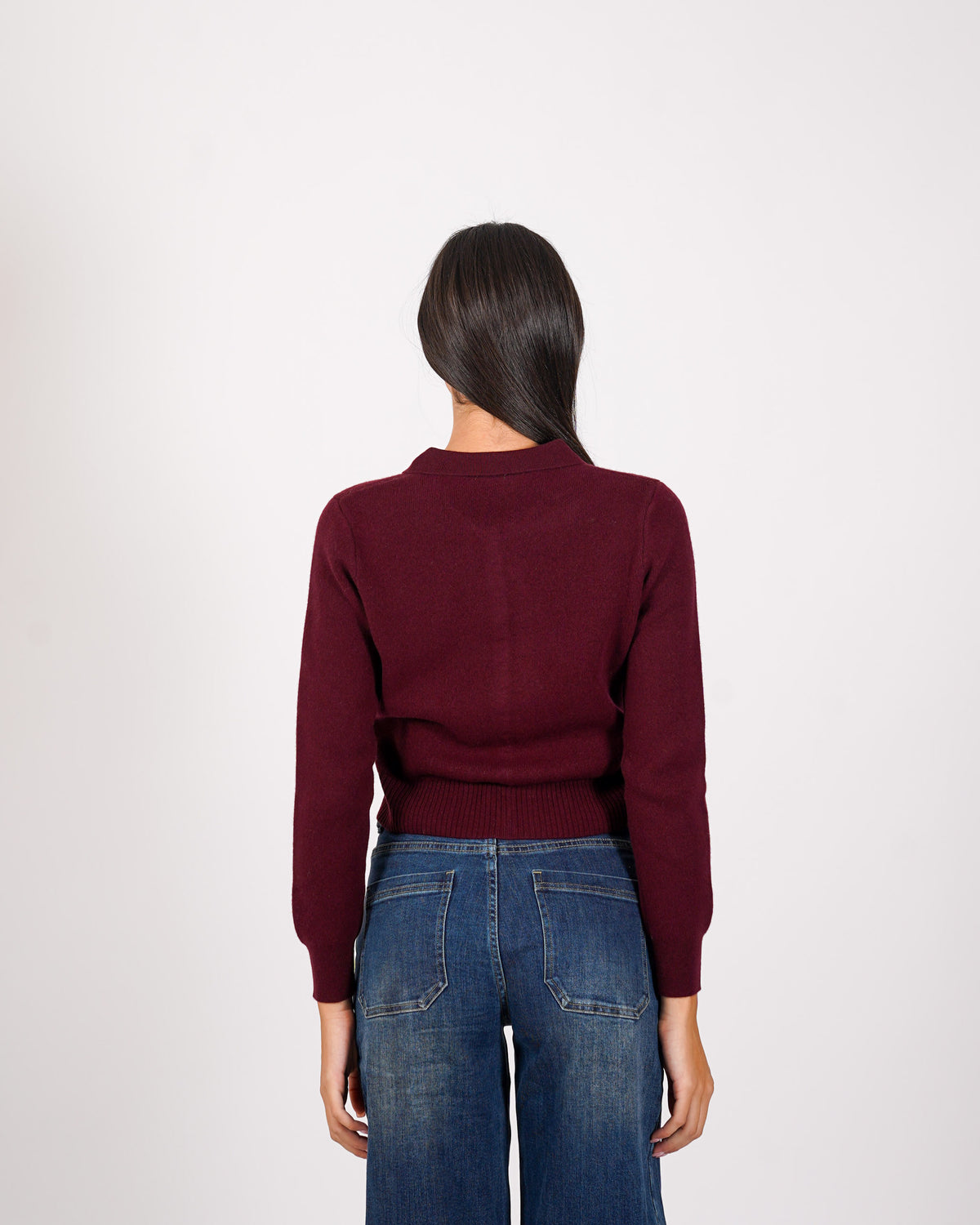 Cardigan in maglia con bottoni tono su tono - Joanna