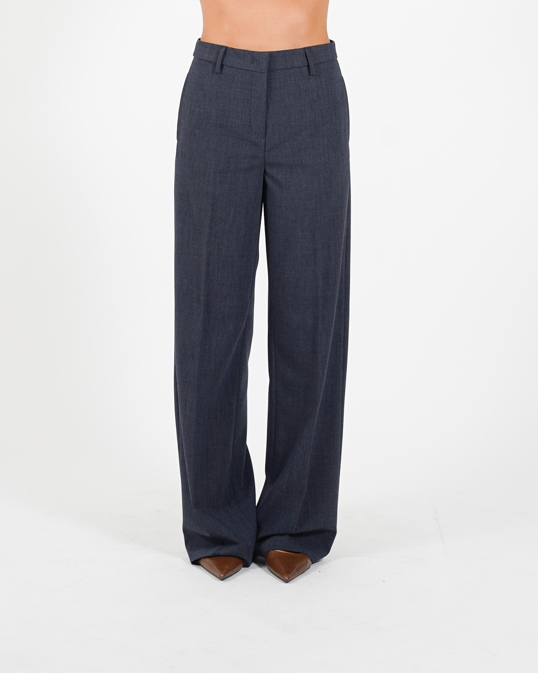 Pantaloni regular fit in ecofibra - Giovanna