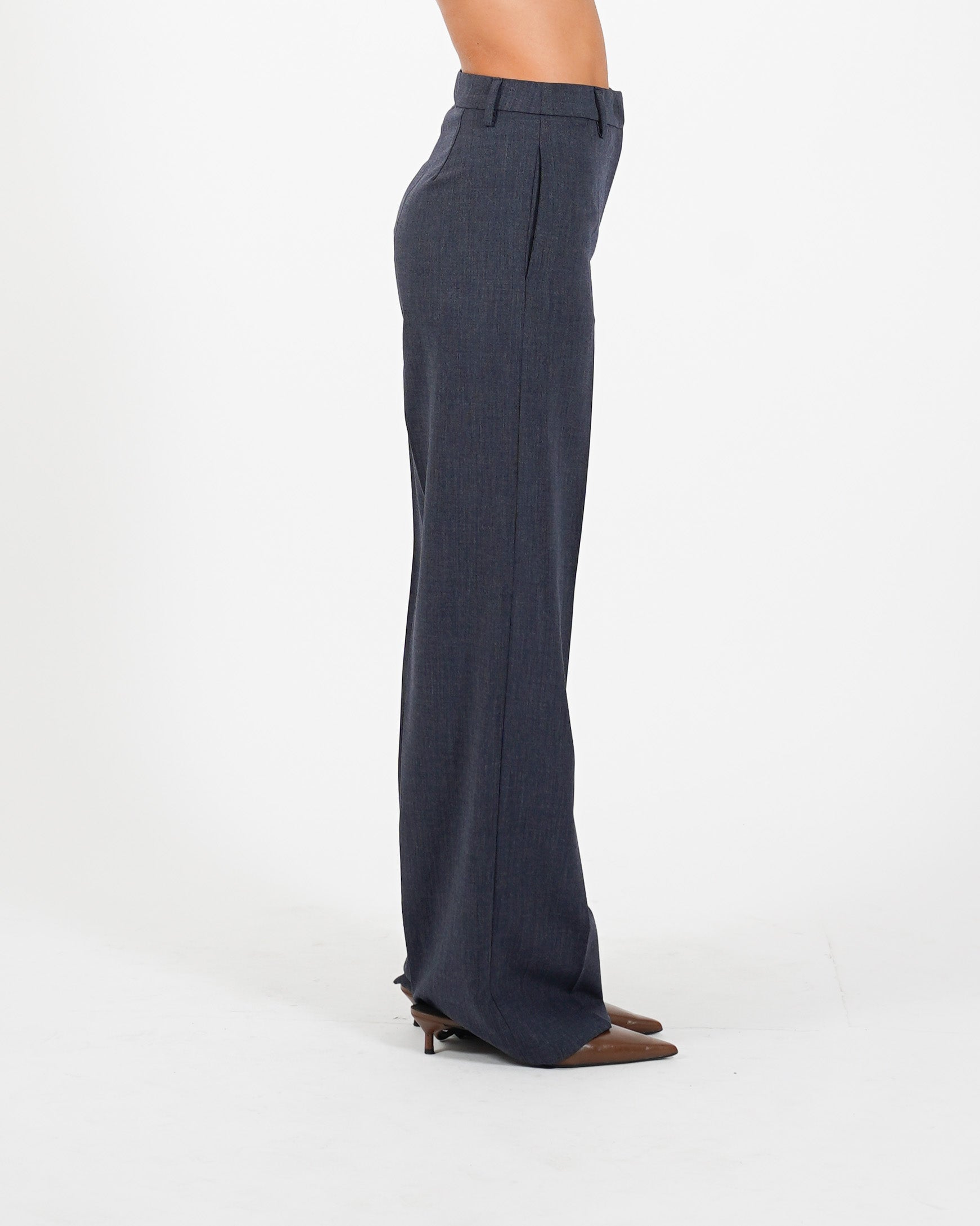 Pantaloni regular fit in ecofibra - Giovanna