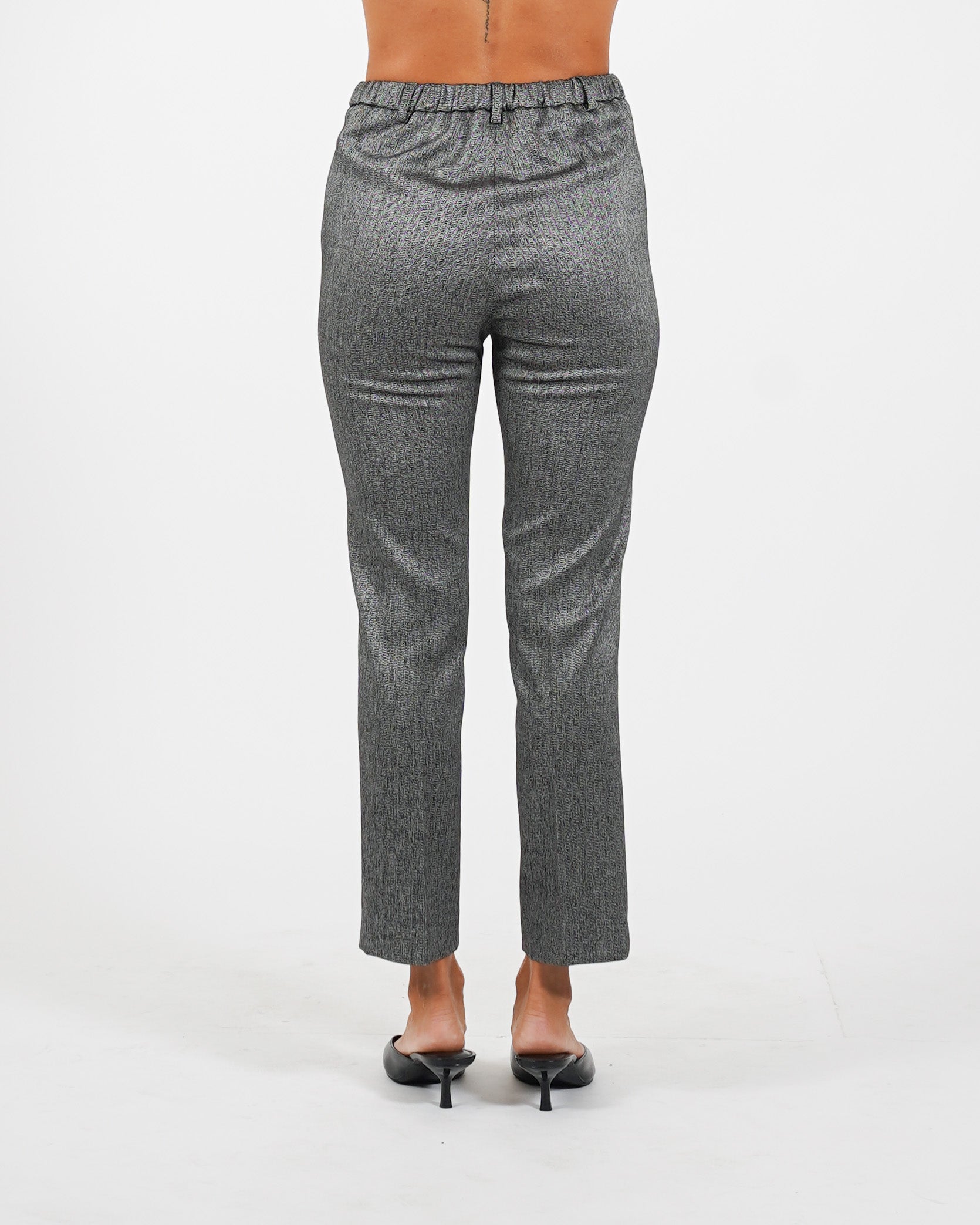 Pantaloni slim fit con bustino in fresco lana - Vidula