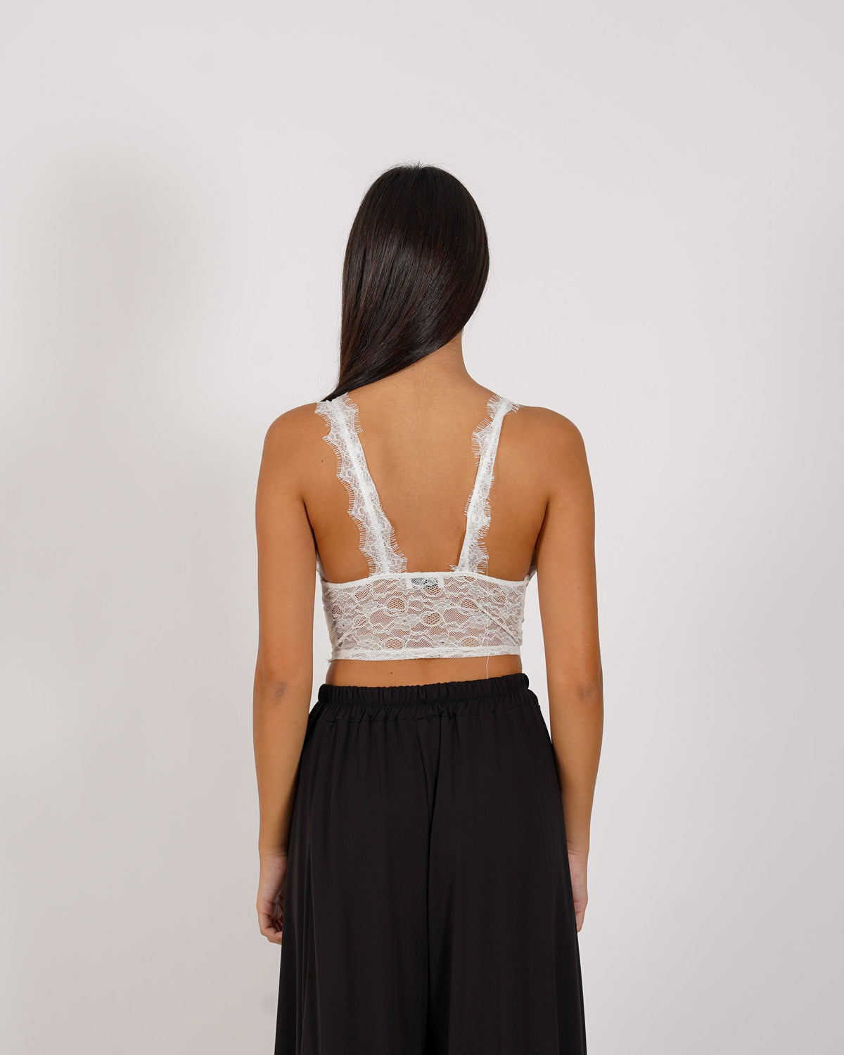 Guêpière in pizzo macramè - Violenta