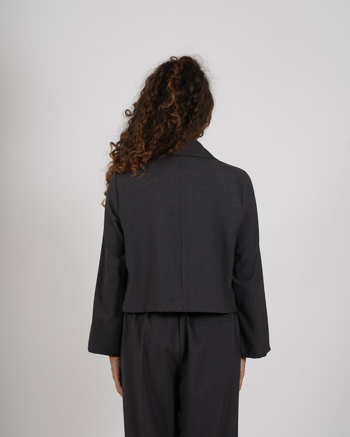 Giacca cropped in frescolana - Blandina