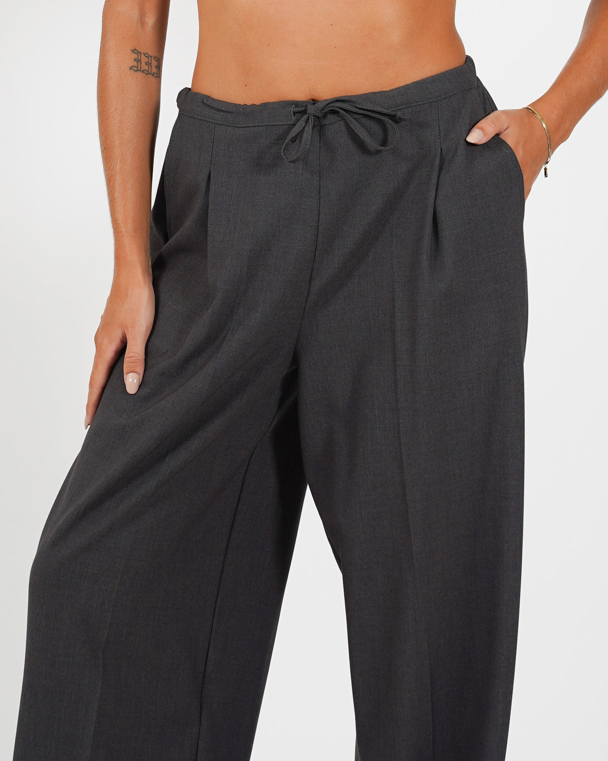 Pantaloni con coulisse e tasche - Ignanzia