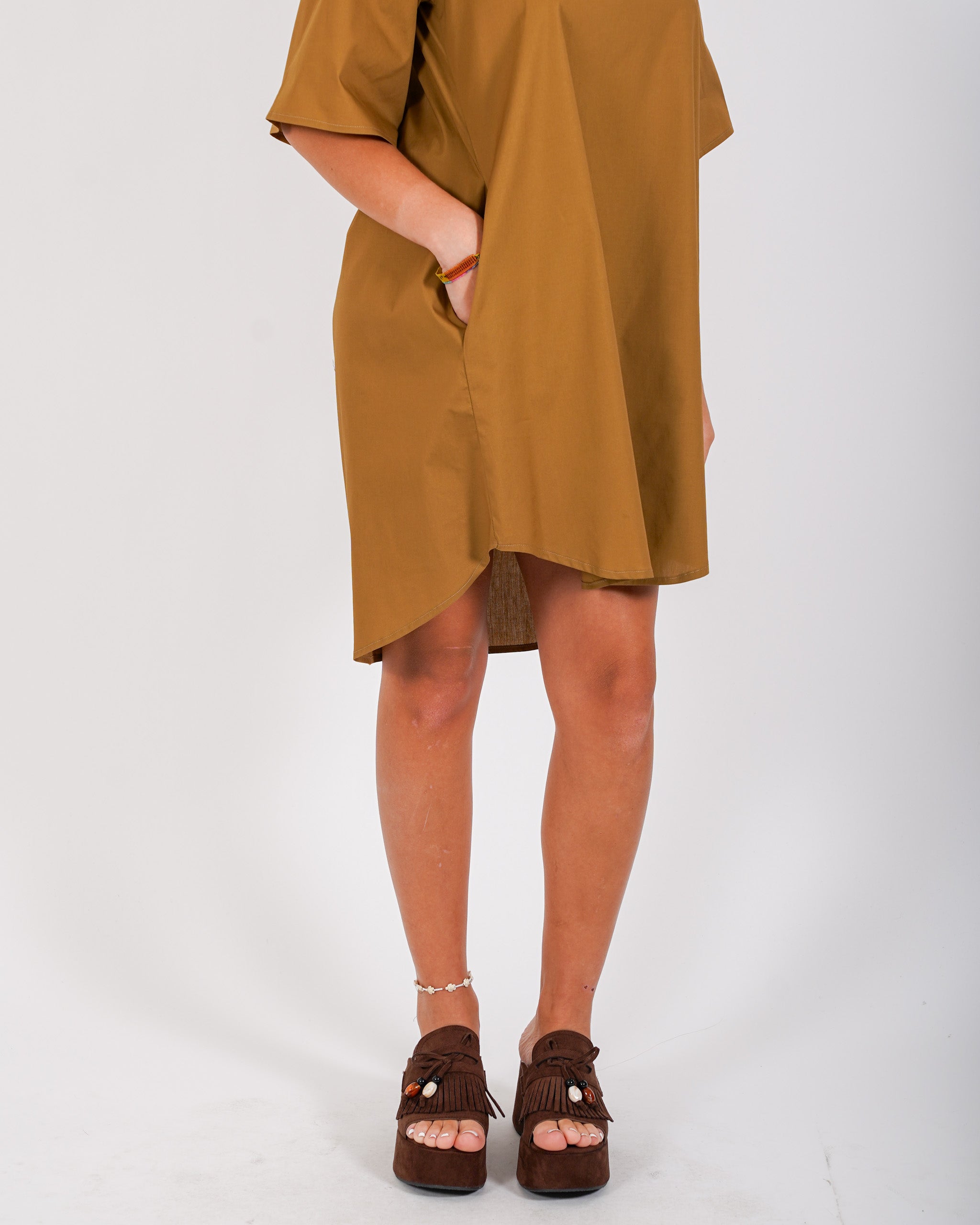 Abito midi in cotone  - Margherita