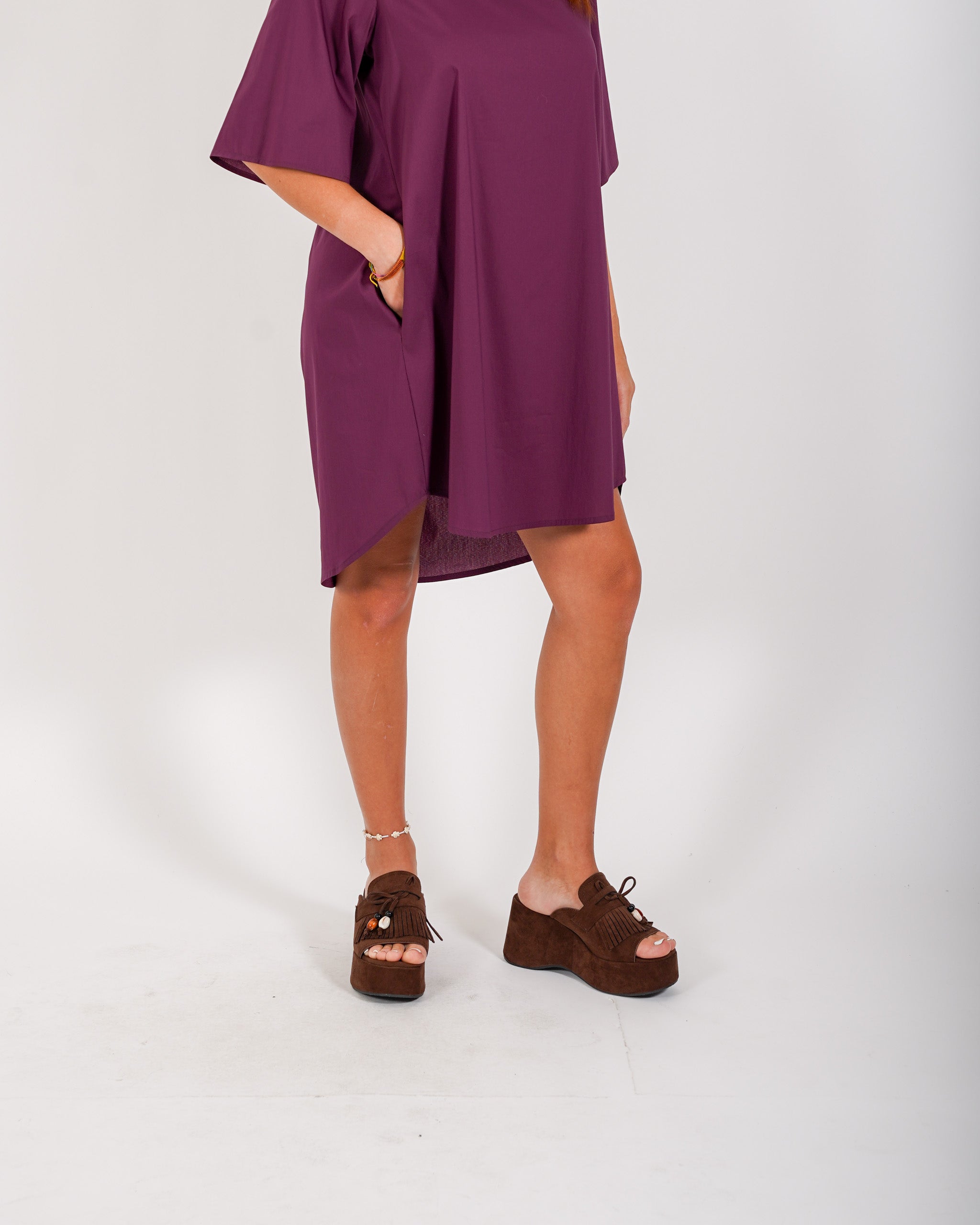 Abito midi in cotone  - Margherita
