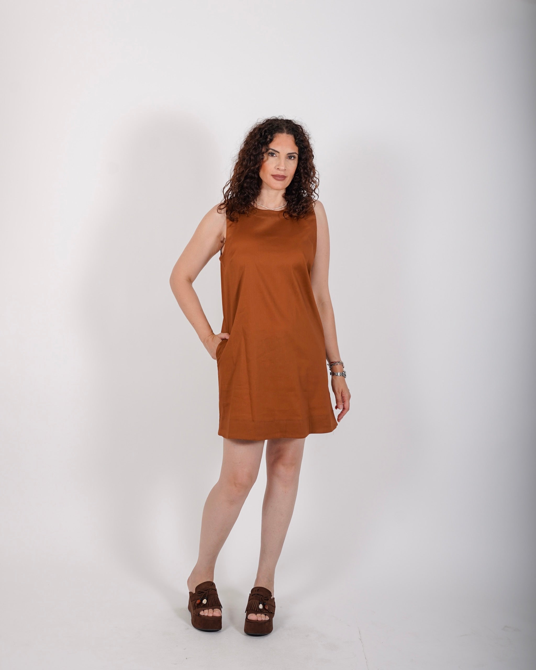 Abito midi in cotone  - Barabba