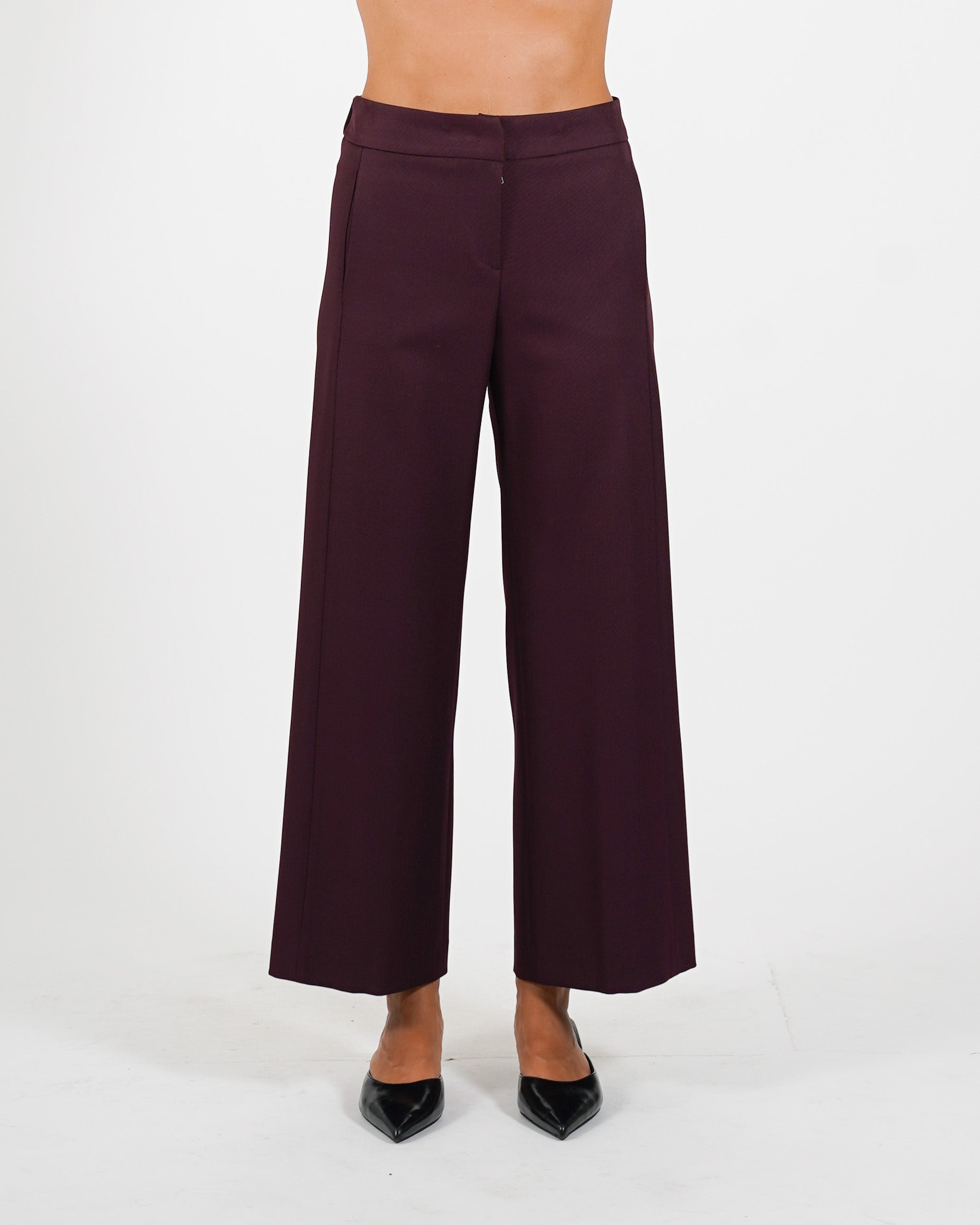 Pantaloni cropped in eco fibra - Manzano