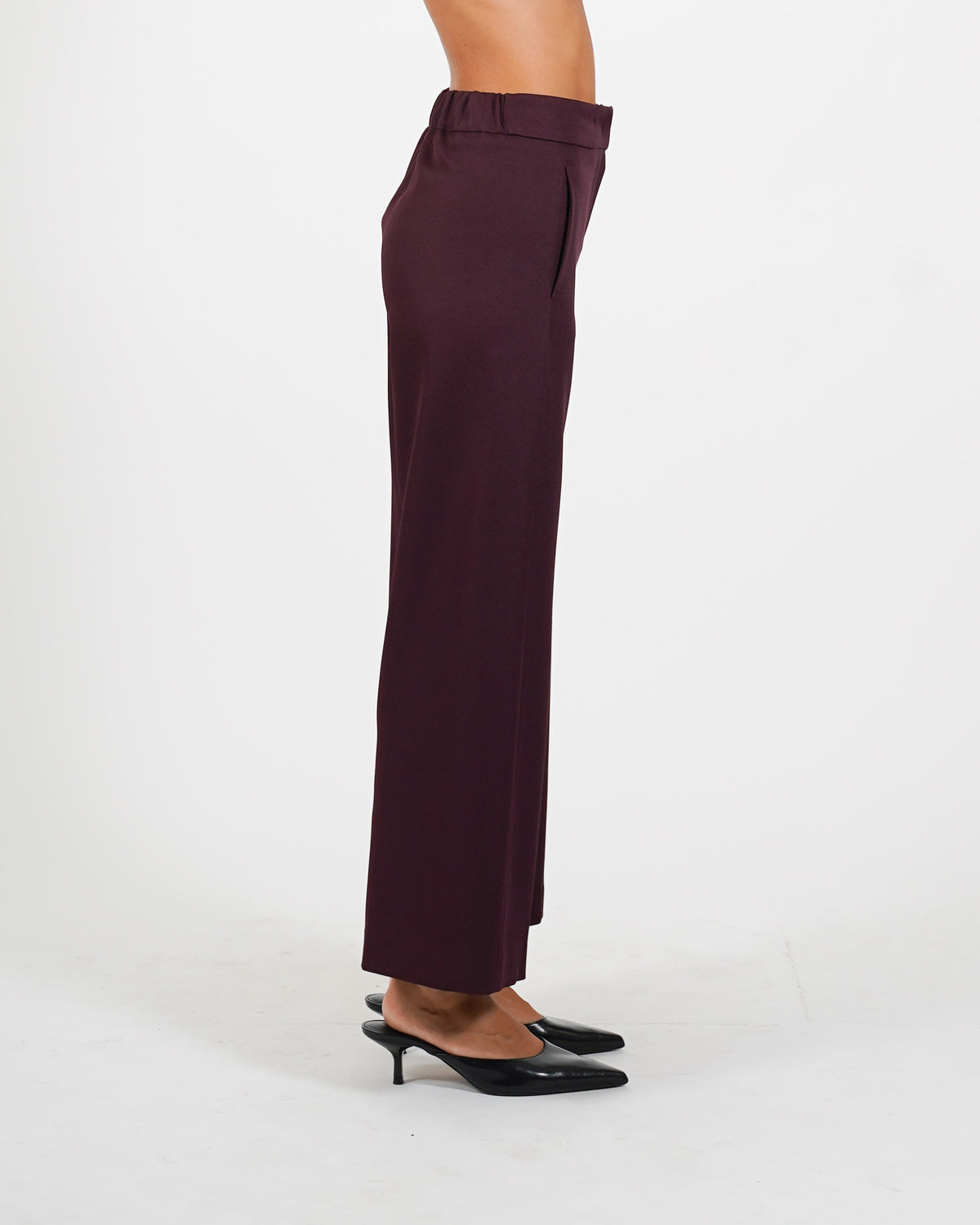 Pantaloni cropped in eco fibra - Manzano