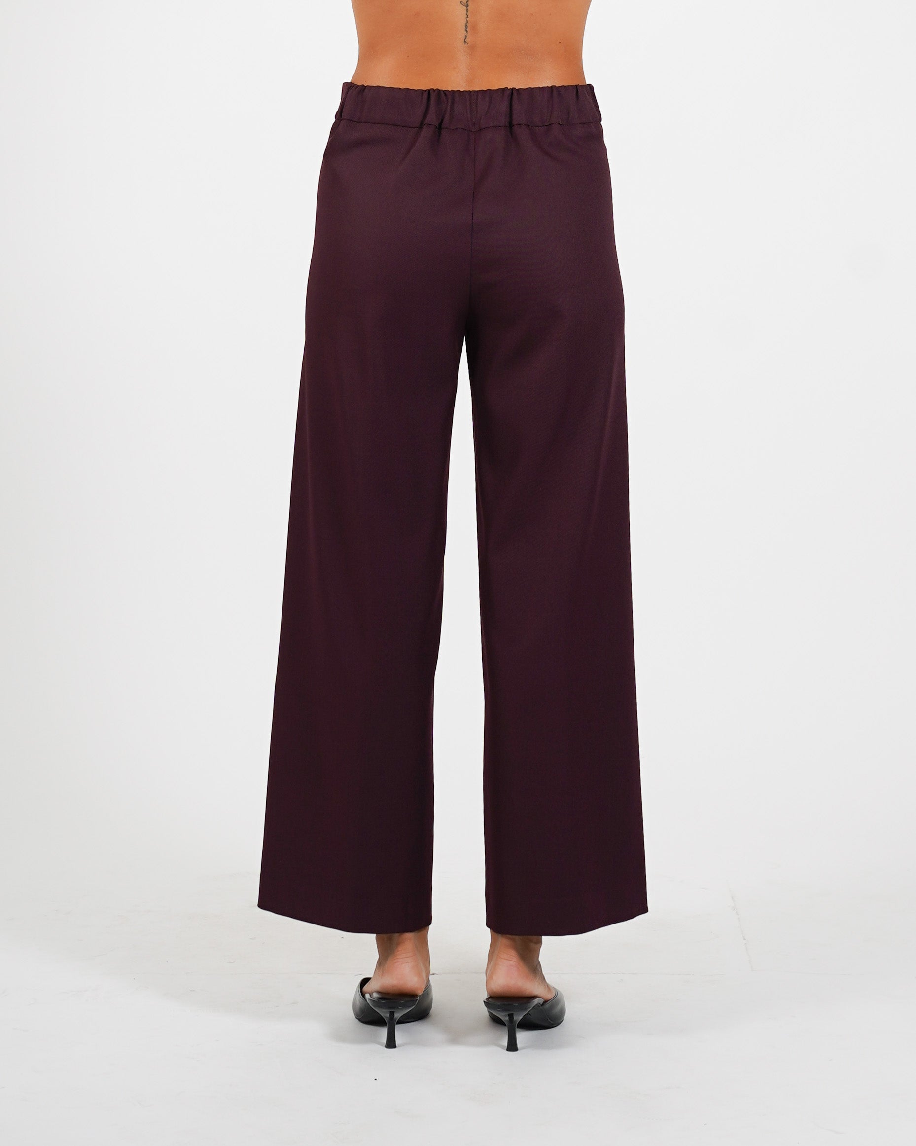 Pantaloni cropped in eco fibra - Manzano