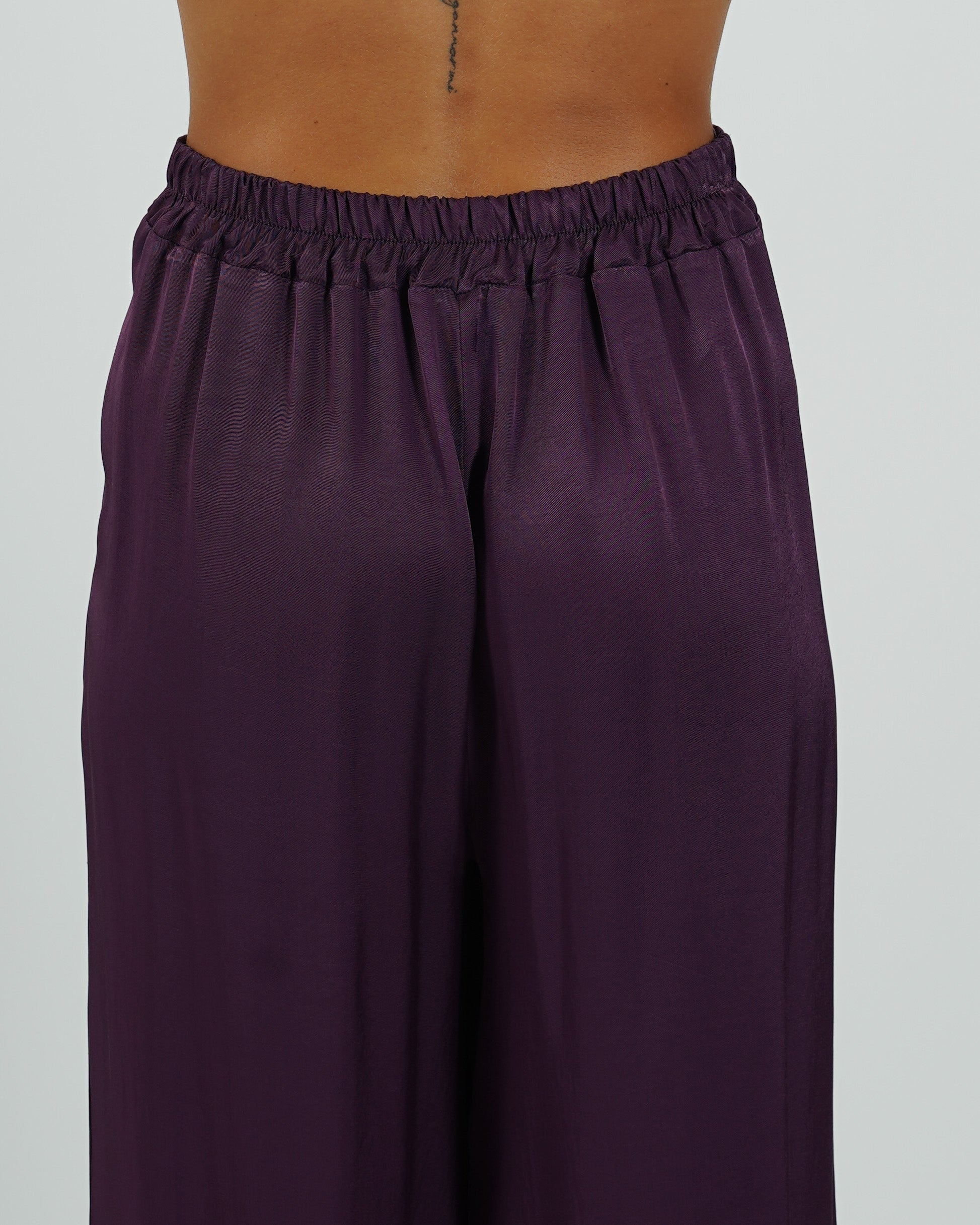 Pantaloni con baschina e gamba larga - Titanica