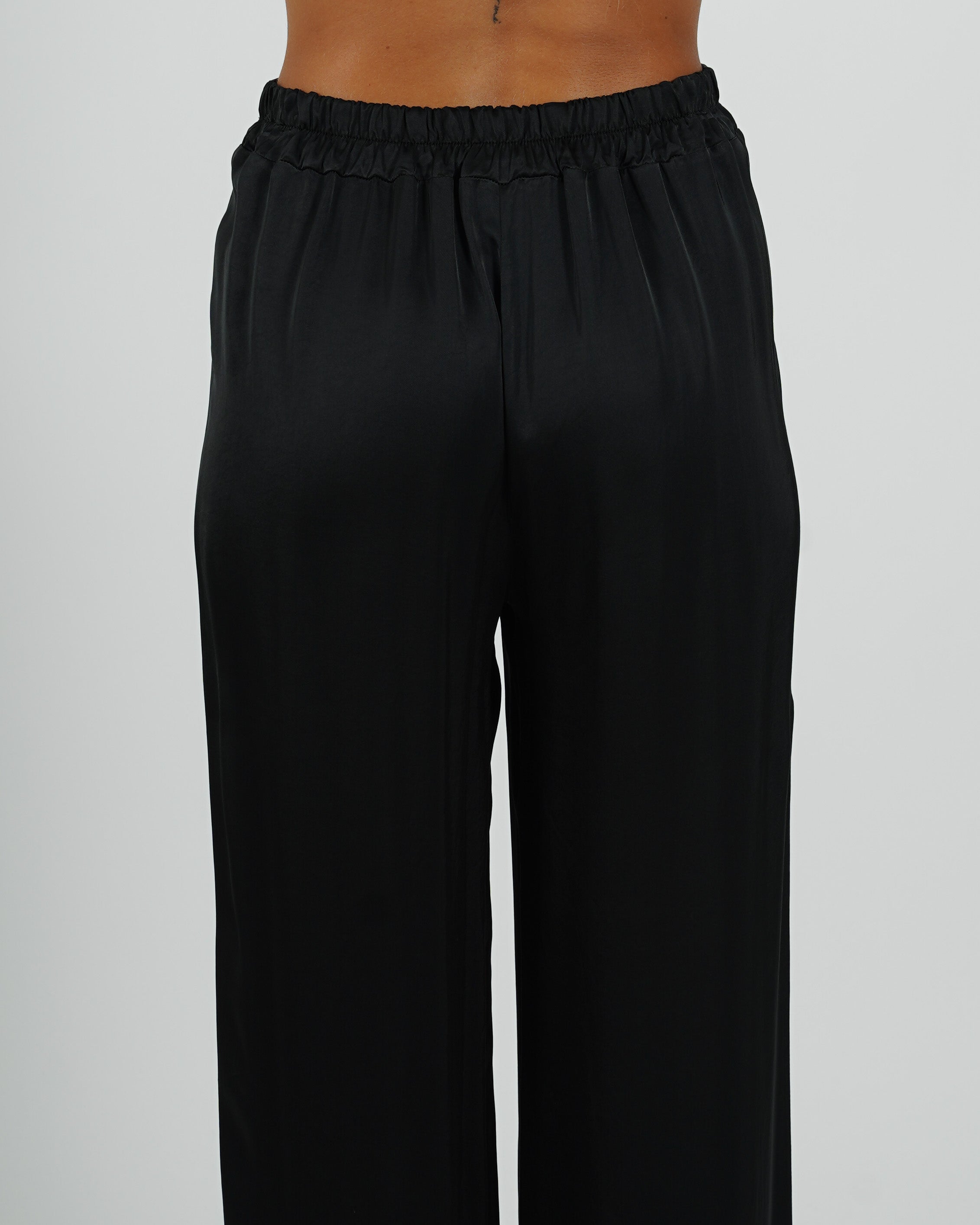 Pantaloni con baschina e gamba larga - Galante