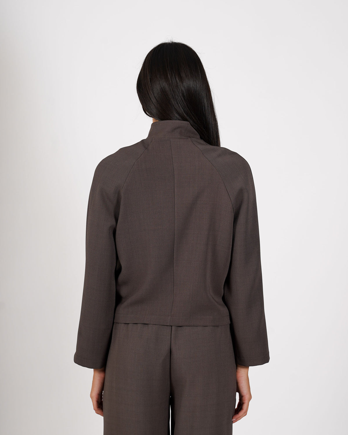 Giacca cropped con zip - Sannita