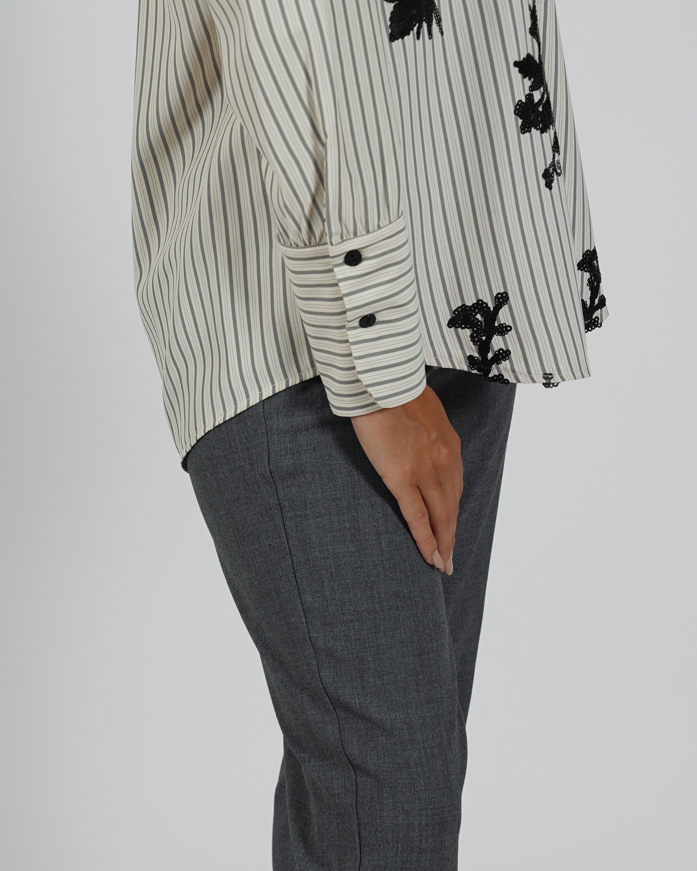 Camicia rigata in cotone - Leggera