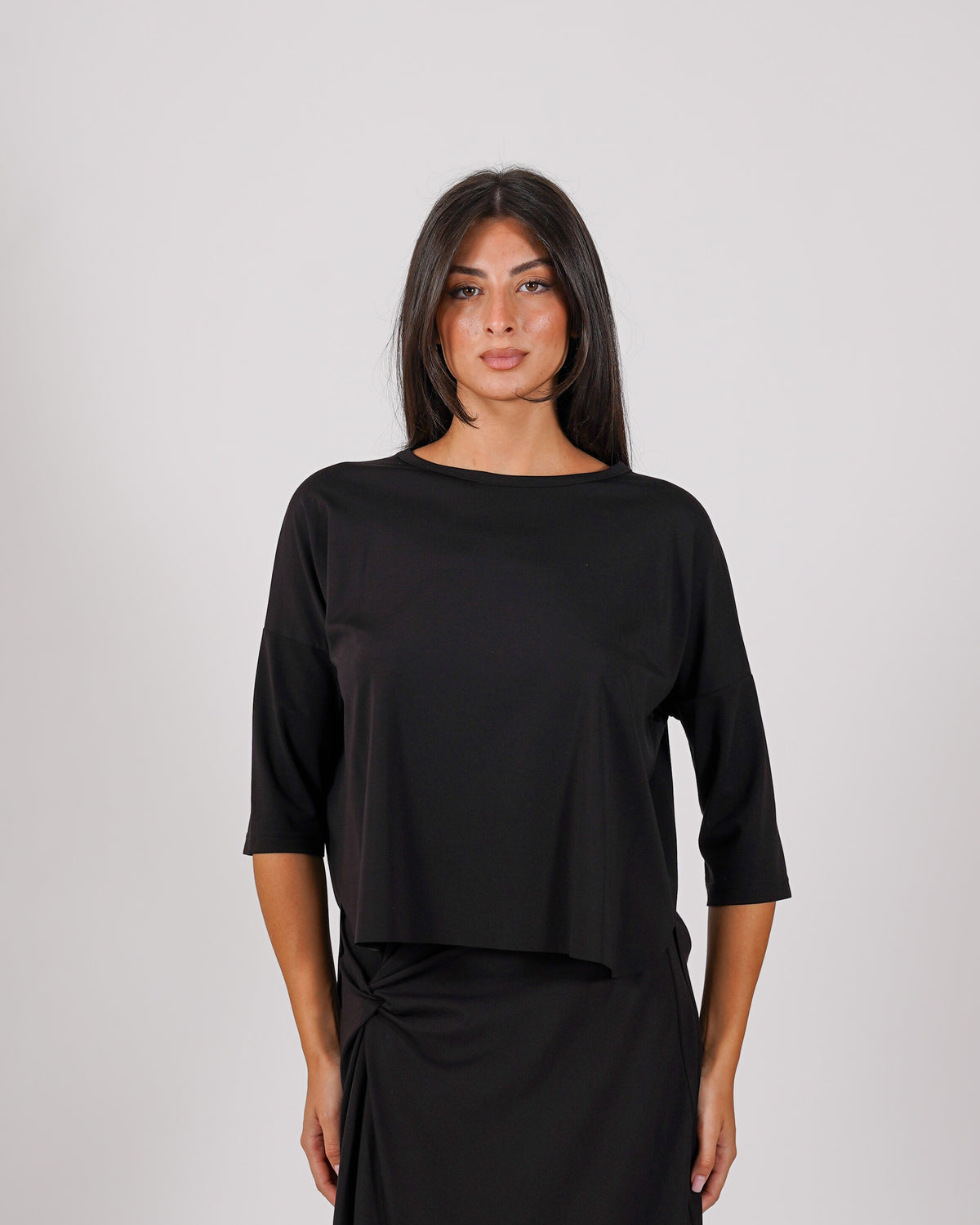 Blusa girocollo manica raglan - Odiosa