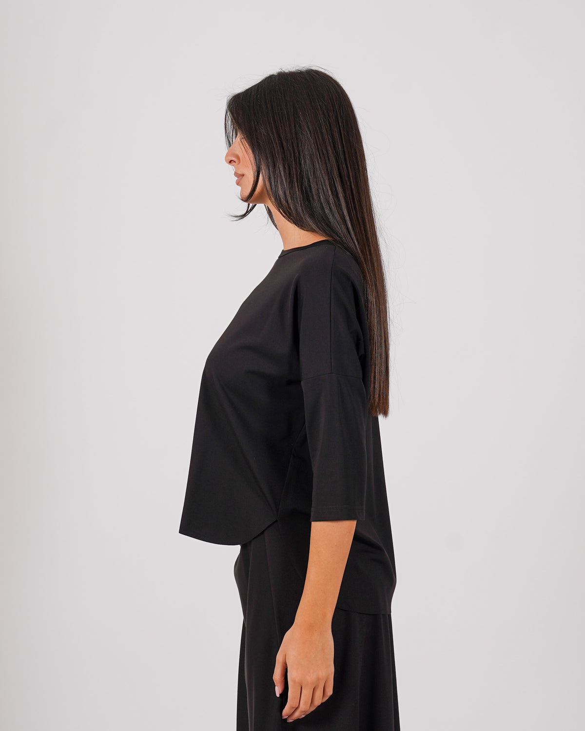 Blusa girocollo manica raglan - Odiosa