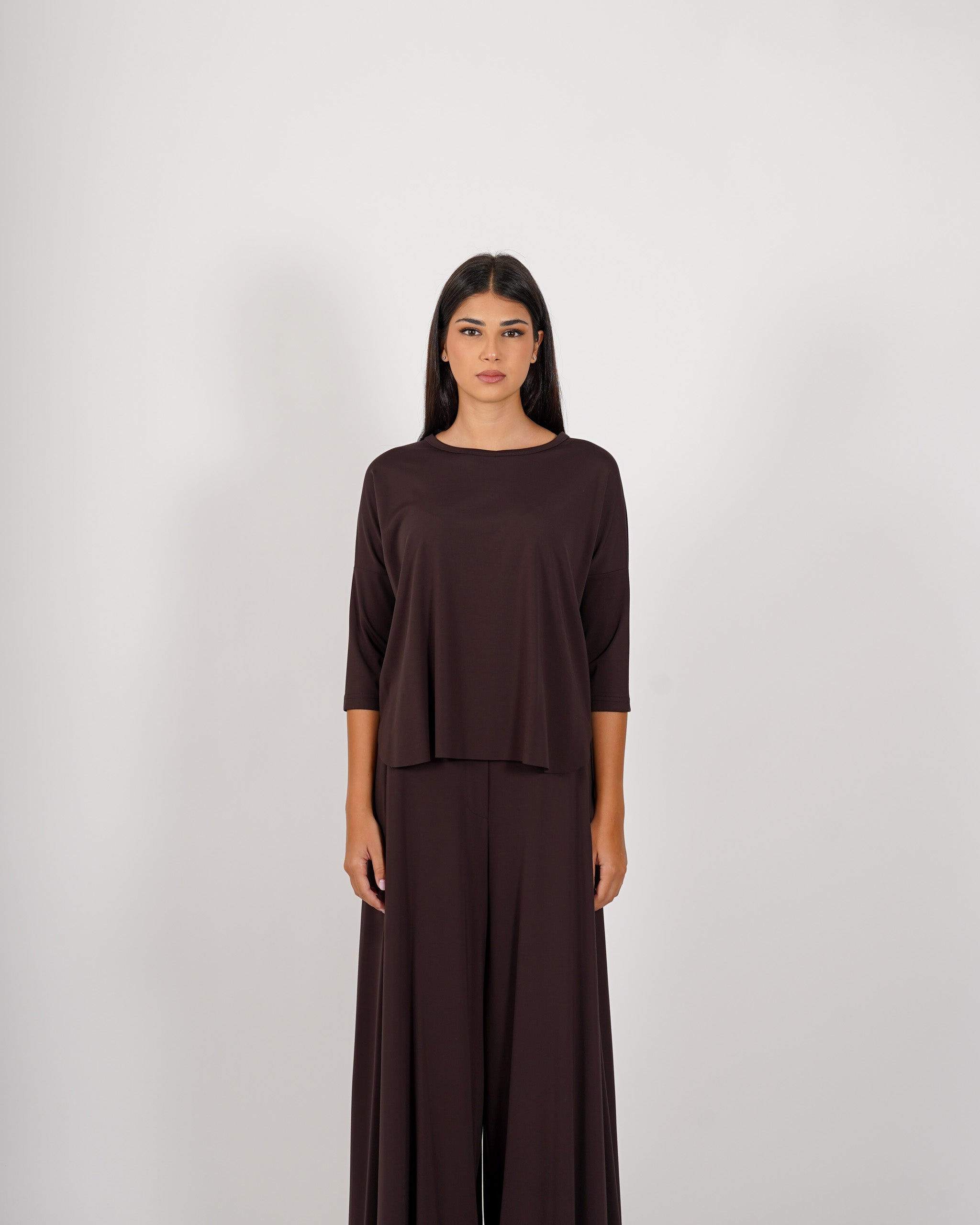 Blusa girocollo manica raglan - Odiosa