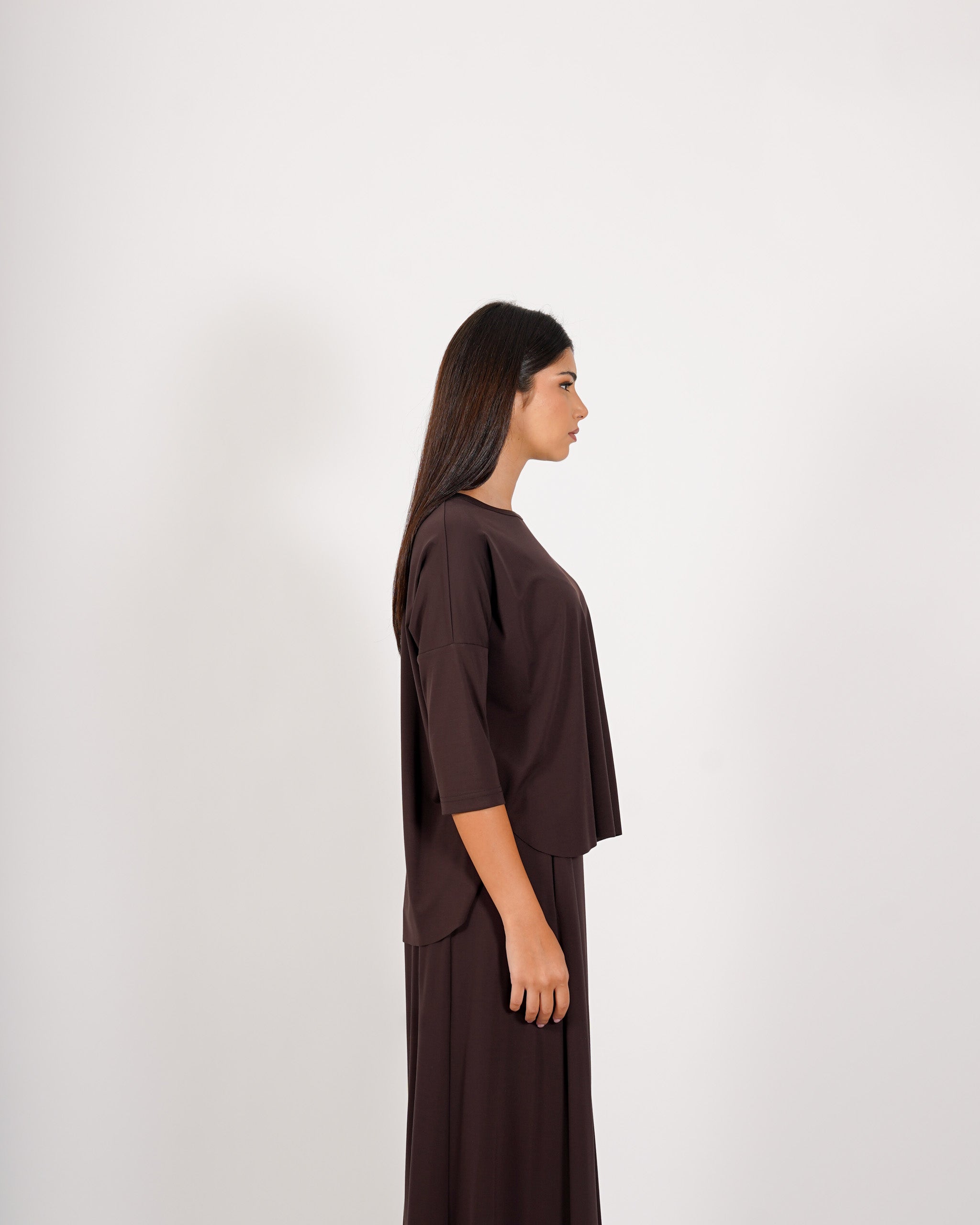 Blusa girocollo manica raglan - Odiosa