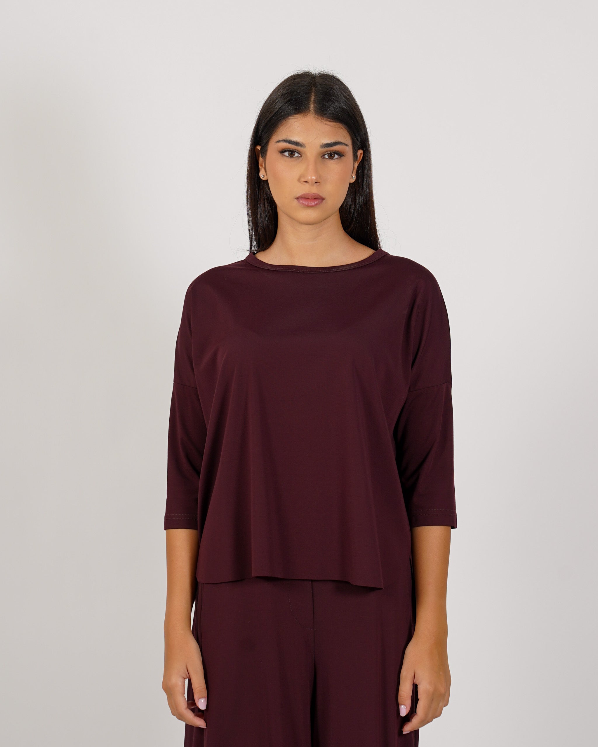 Blusa girocollo manica raglan - Odiosa