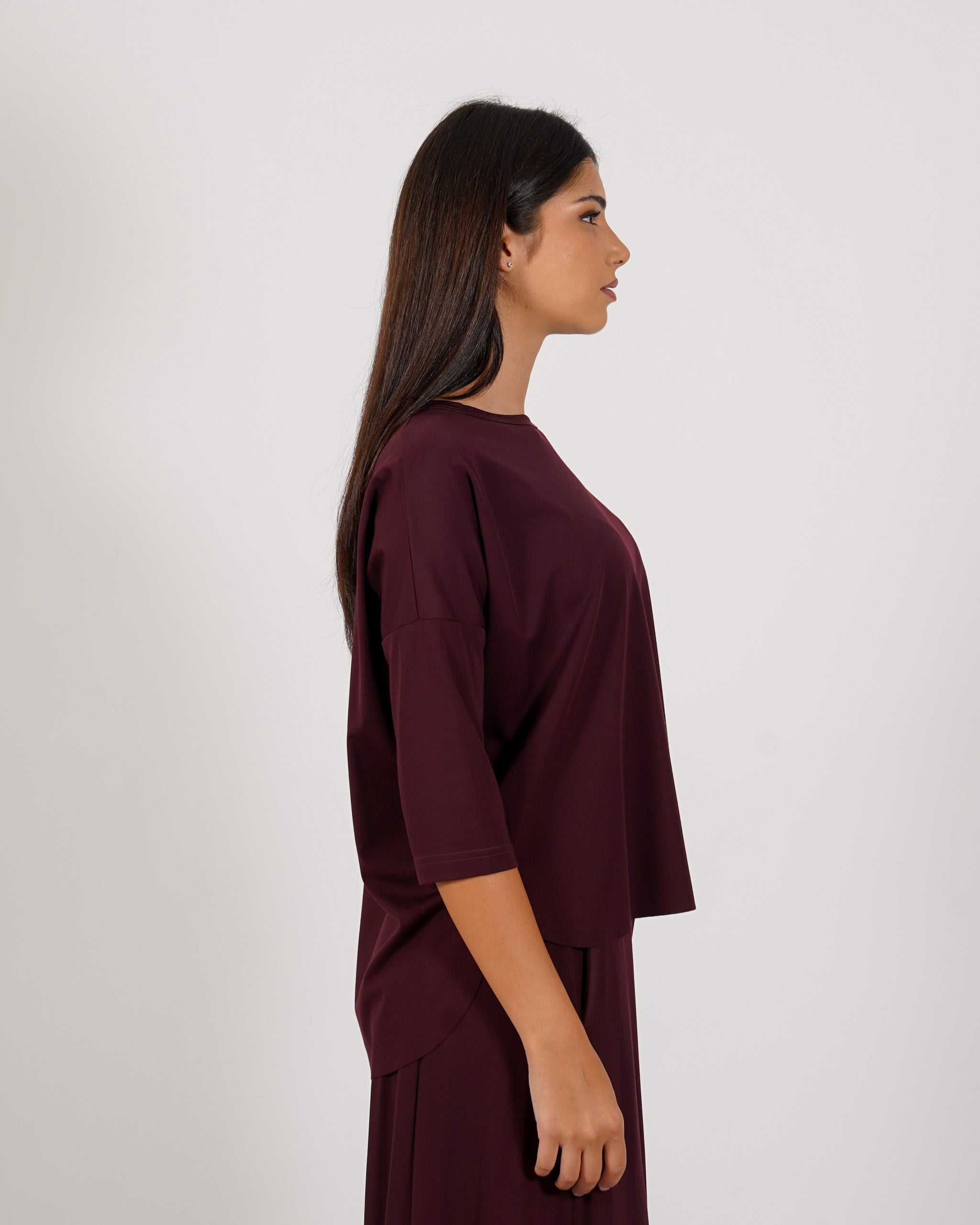 Blusa girocollo manica raglan - Odiosa