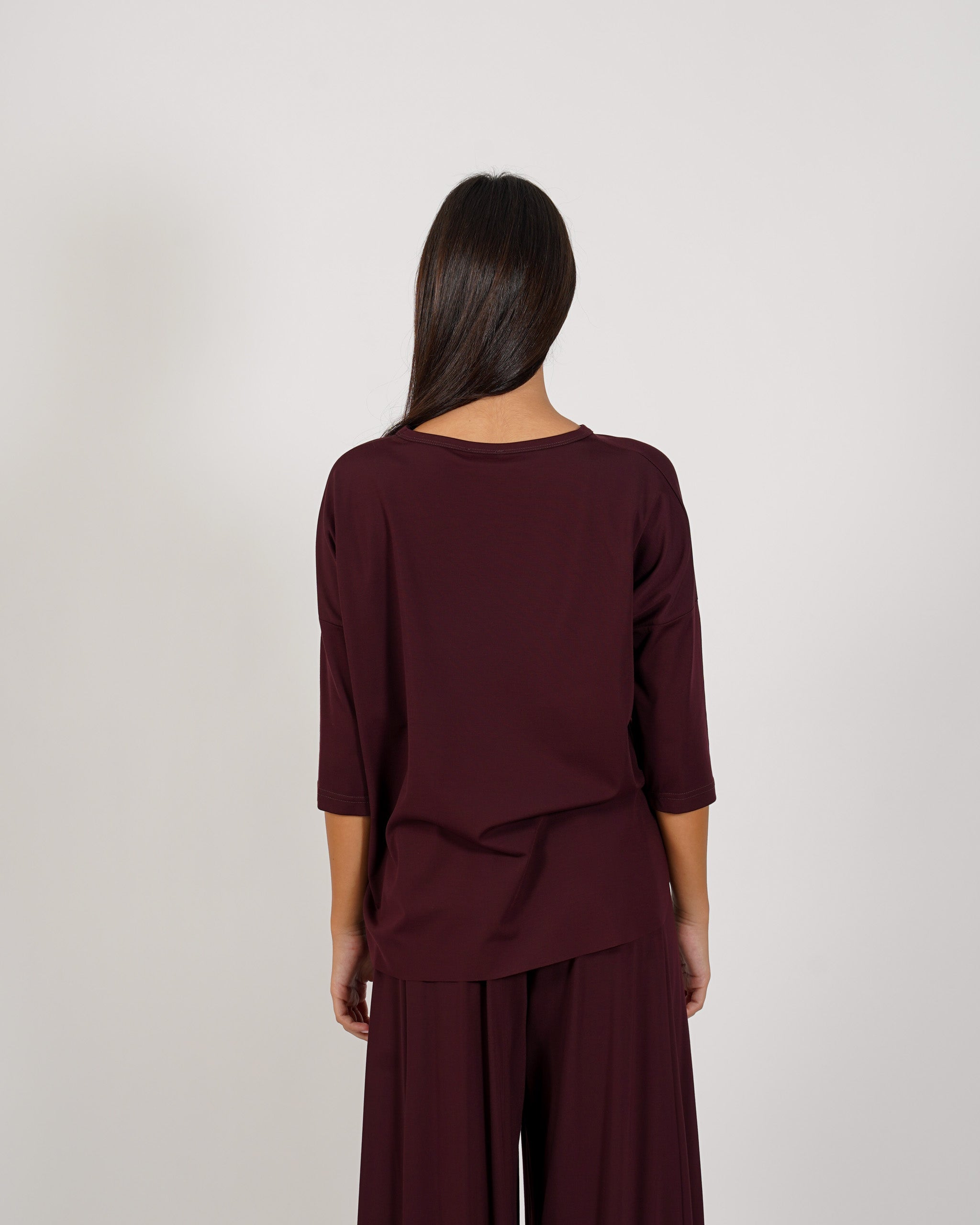 Blusa girocollo manica raglan - Odiosa