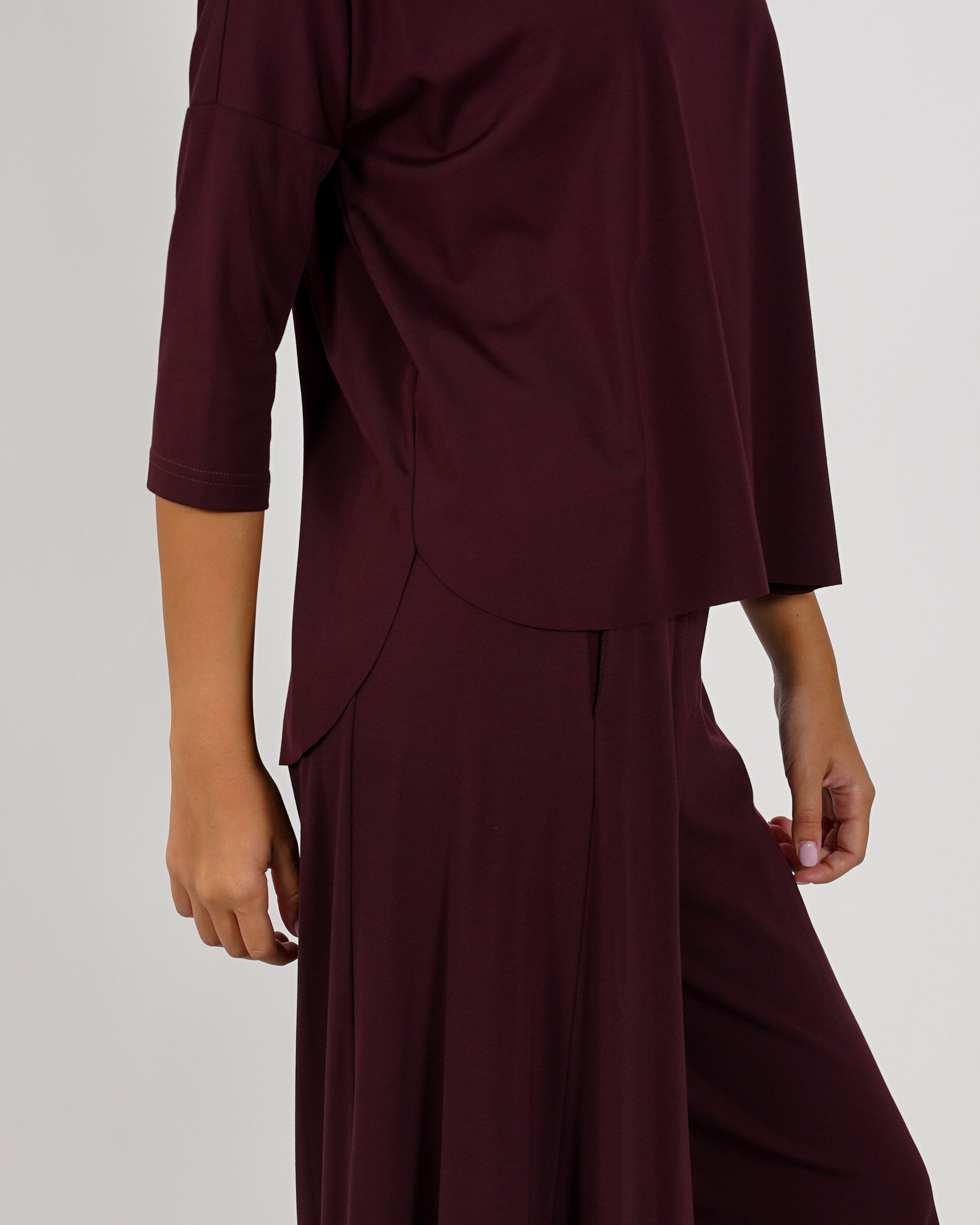 Blusa girocollo manica raglan - Odiosa