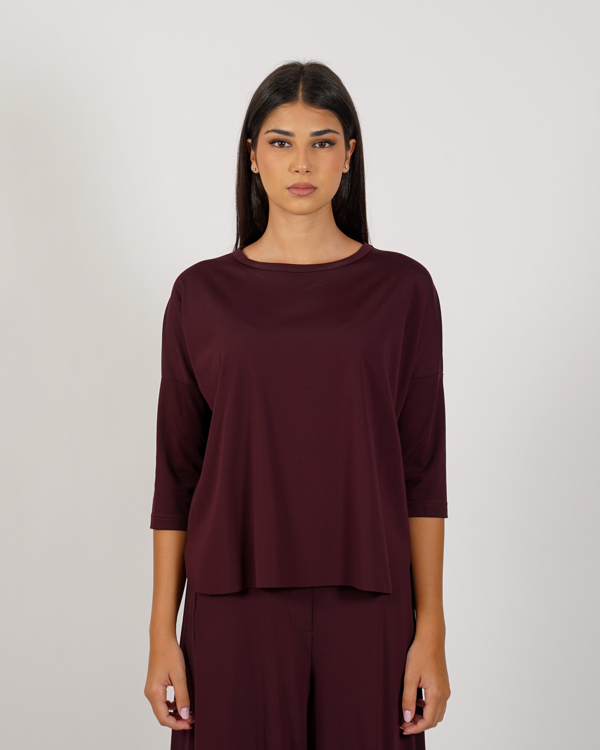Blusa girocollo manica raglan - Odiosa