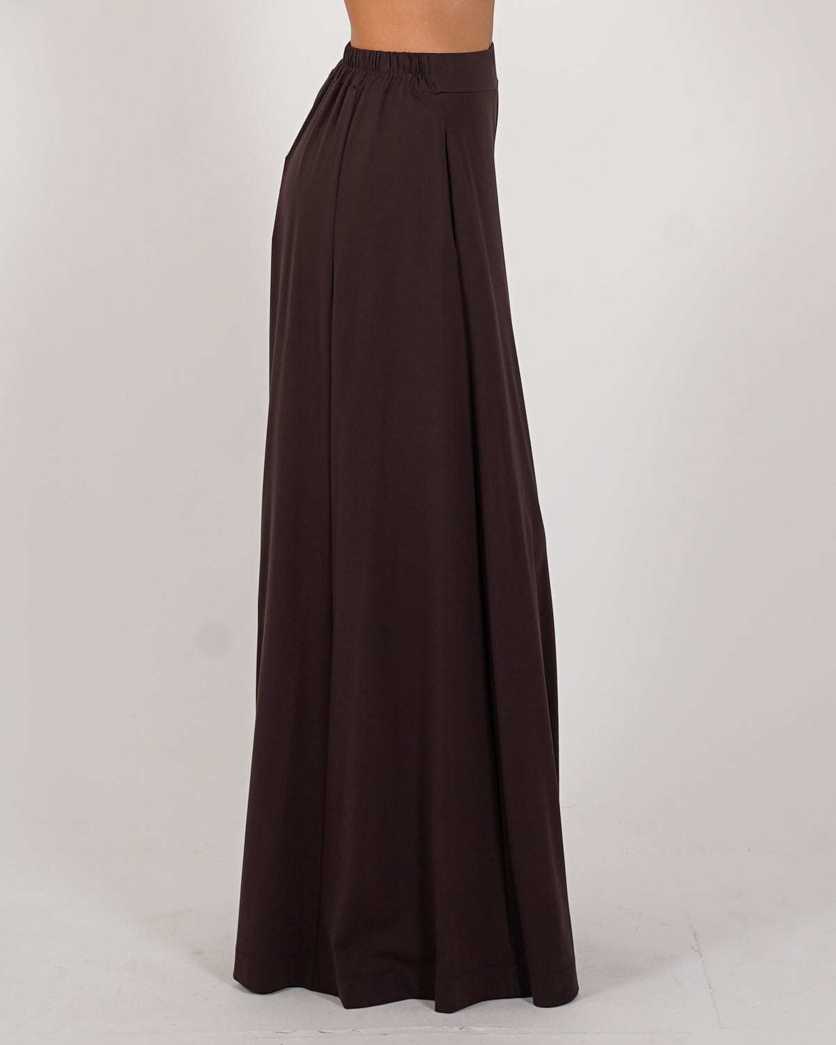 Pantaloni con baschina e gamba larga - Karen