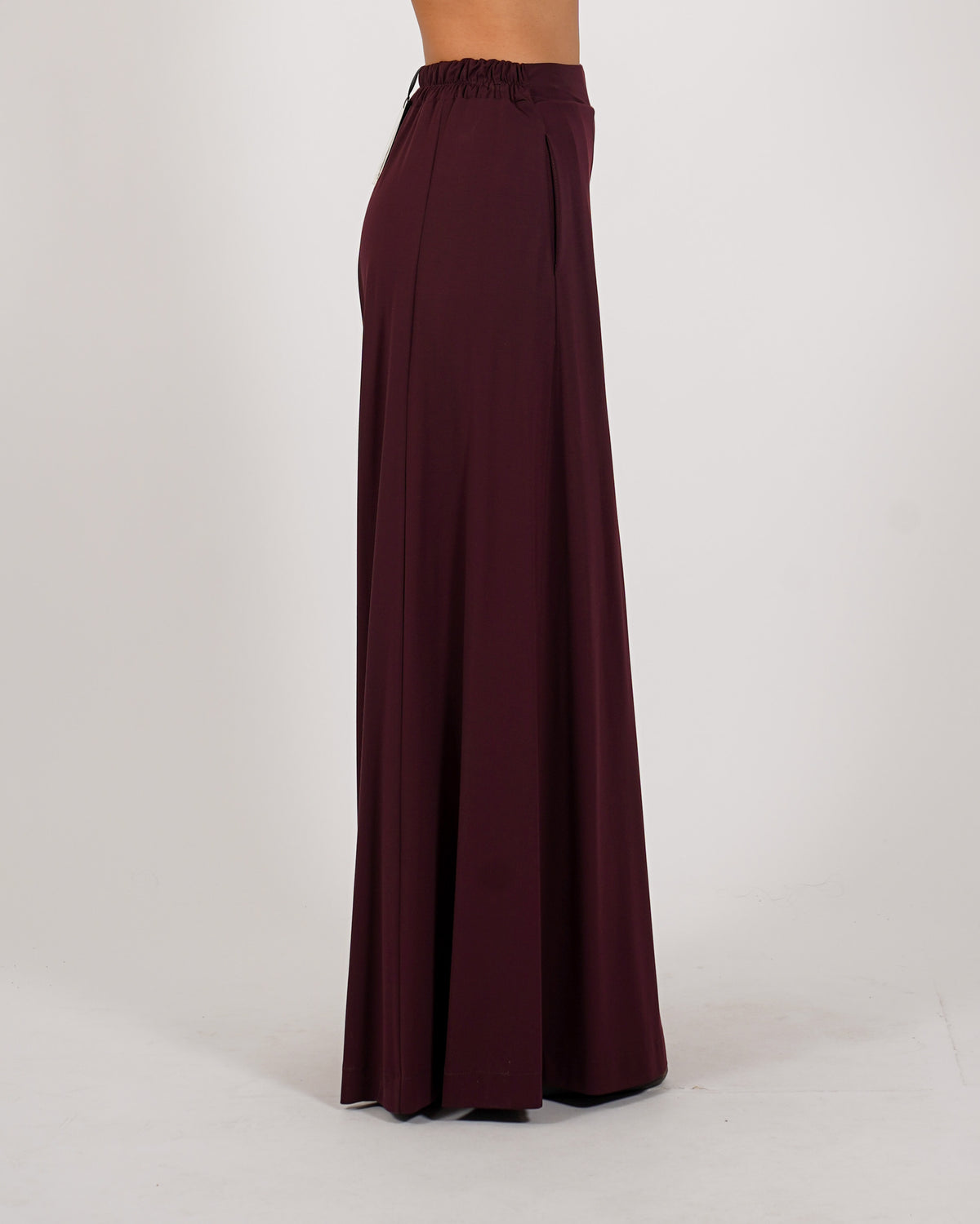 Pantaloni con baschina e gamba larga - Karen