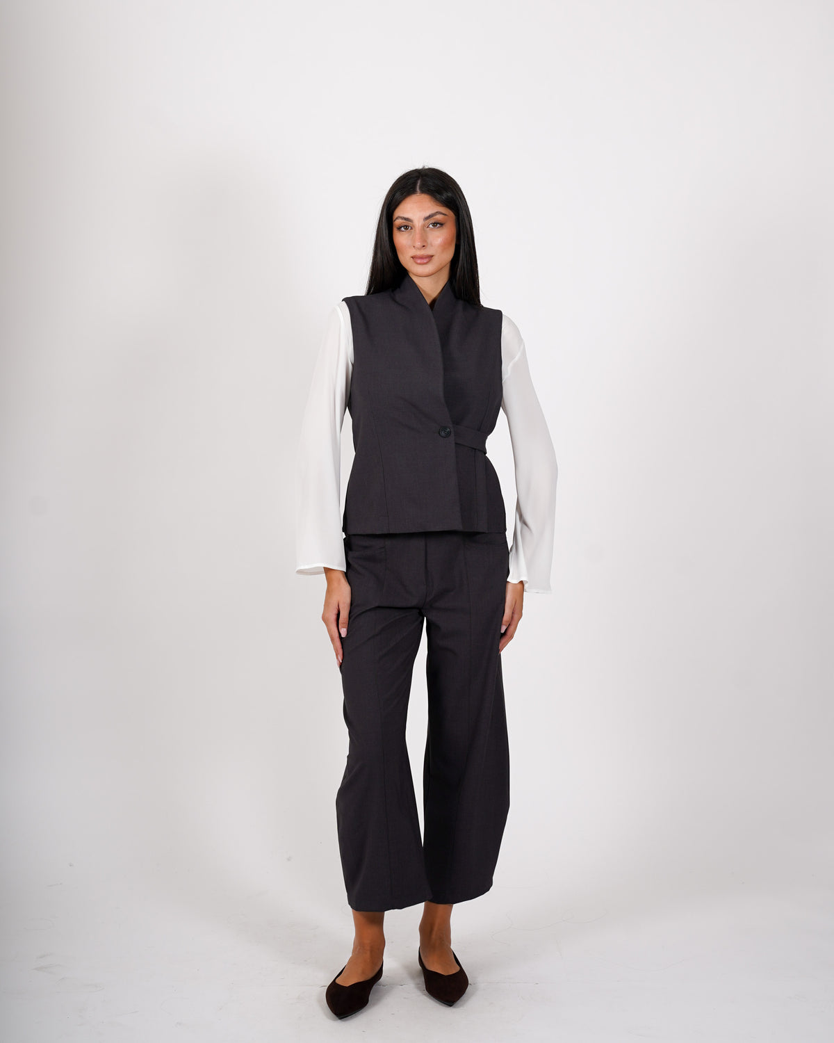 Gilet kimono in mano viscosa - Sorbona