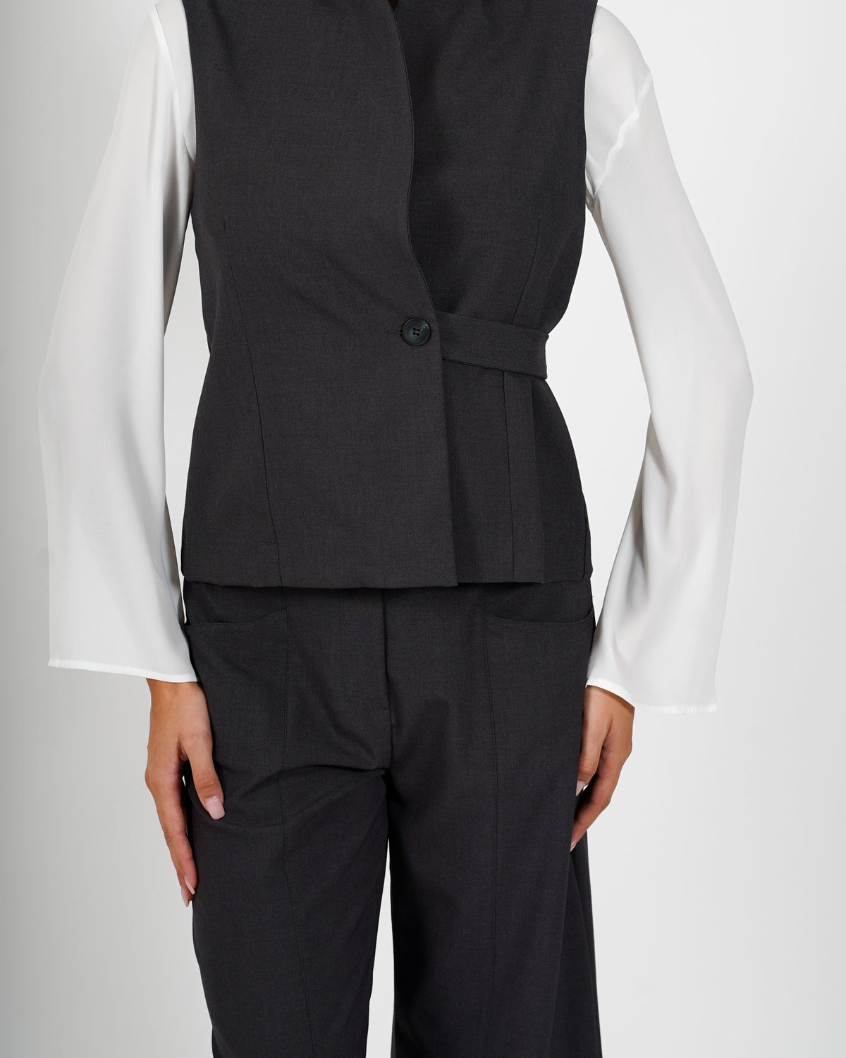 Gilet kimono in mano viscosa - Sorbona