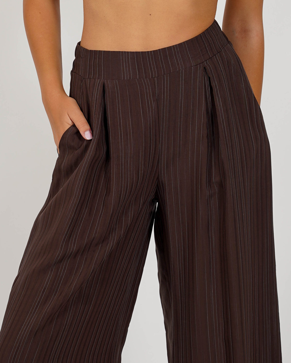 Pantaloni con baschina e gamba larga - Kosice