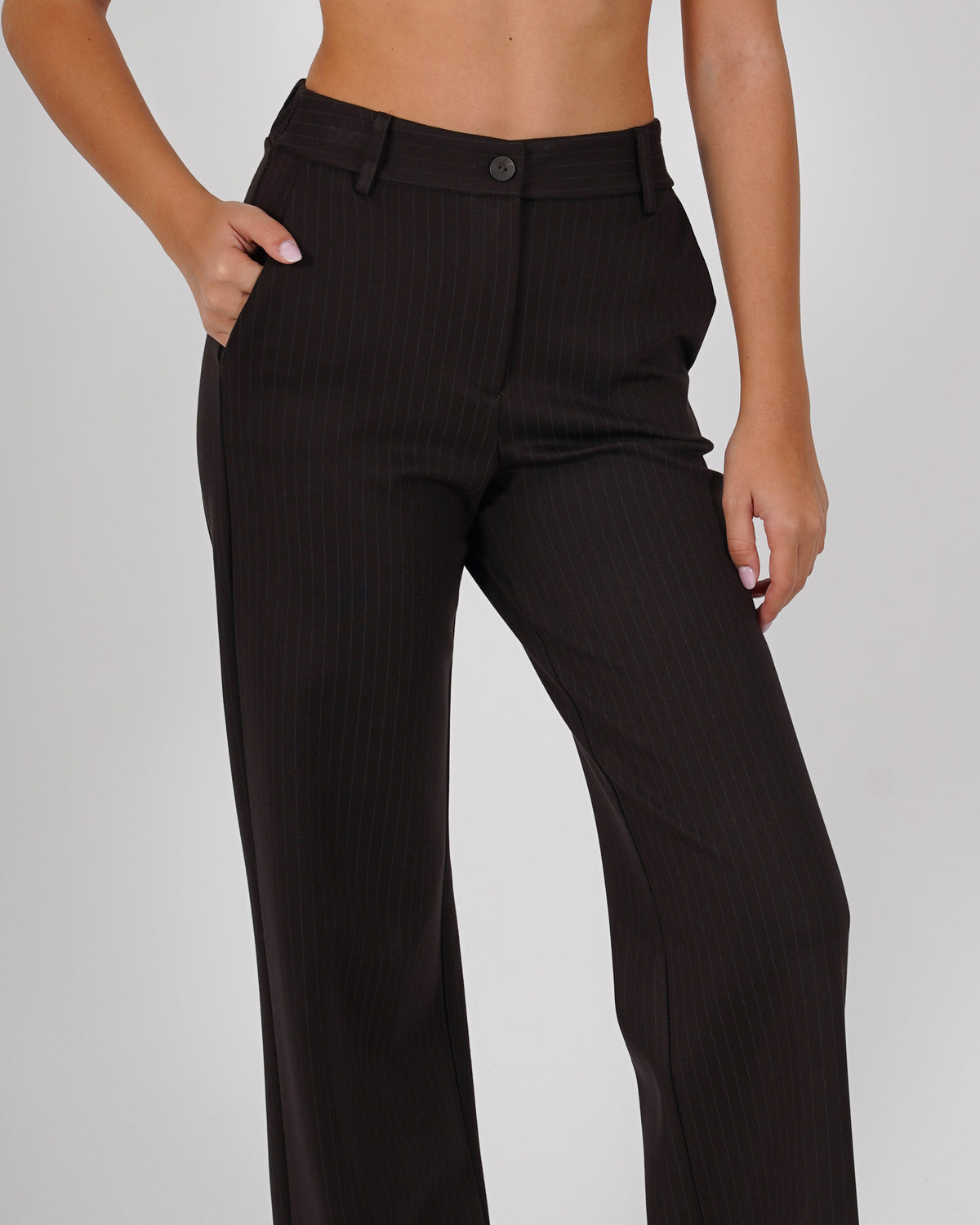 Pantaloni gessati regular fit - Talanga