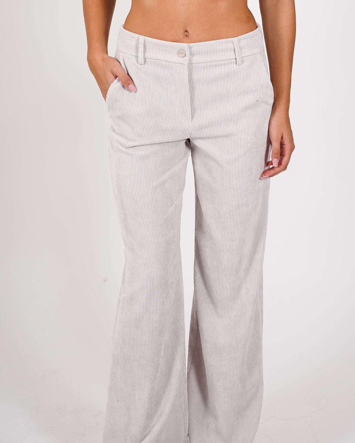 Pantaloni regular fit in velluto - Pergola