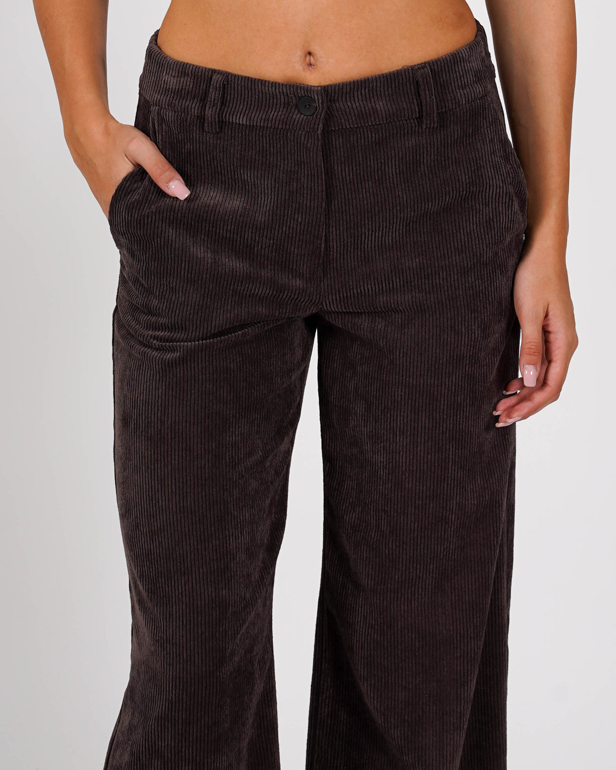 Pantaloni regular fit in velluto - Pergola